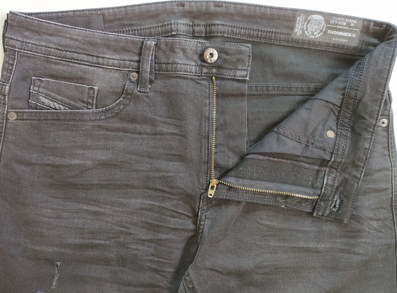 Diesel Diesel THOMMER-C L.32 MENS JEANS T/9604 Size US 34 / EU 50 - 5 Thumbnail