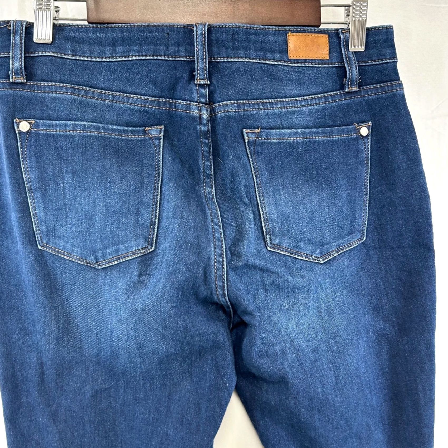 Vintage Judy Blue Skinny Jeans Womens 9 Dark Wash High Rise JB88113 5-Pocket Denim Stretch Comfort Slim Modern Size 30" / US 8 / IT 44 - 6 Thumbnail