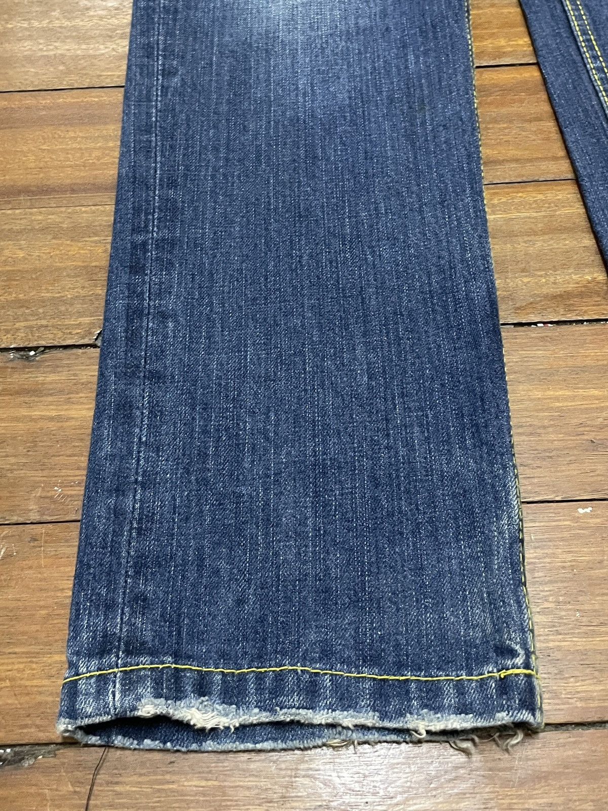 Japanese Brand Rare Design Vintage Brand 179/GW Double Waist Jeans 2000s Size US 29 - 5 Thumbnail