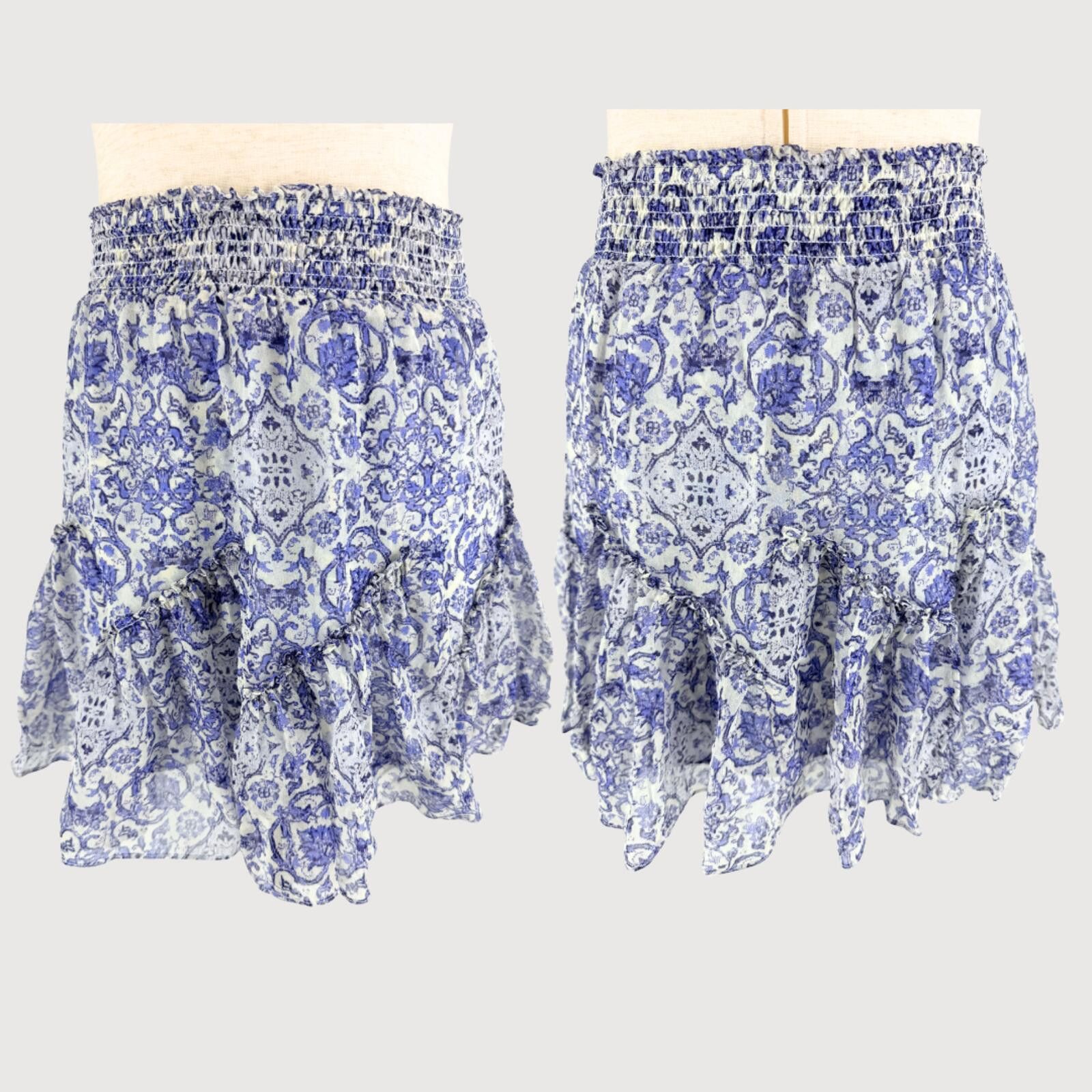 Other Intermix Silk Ruffle Mini Skirt P Size 26" / US 2 / IT 38 - 3 Thumbnail