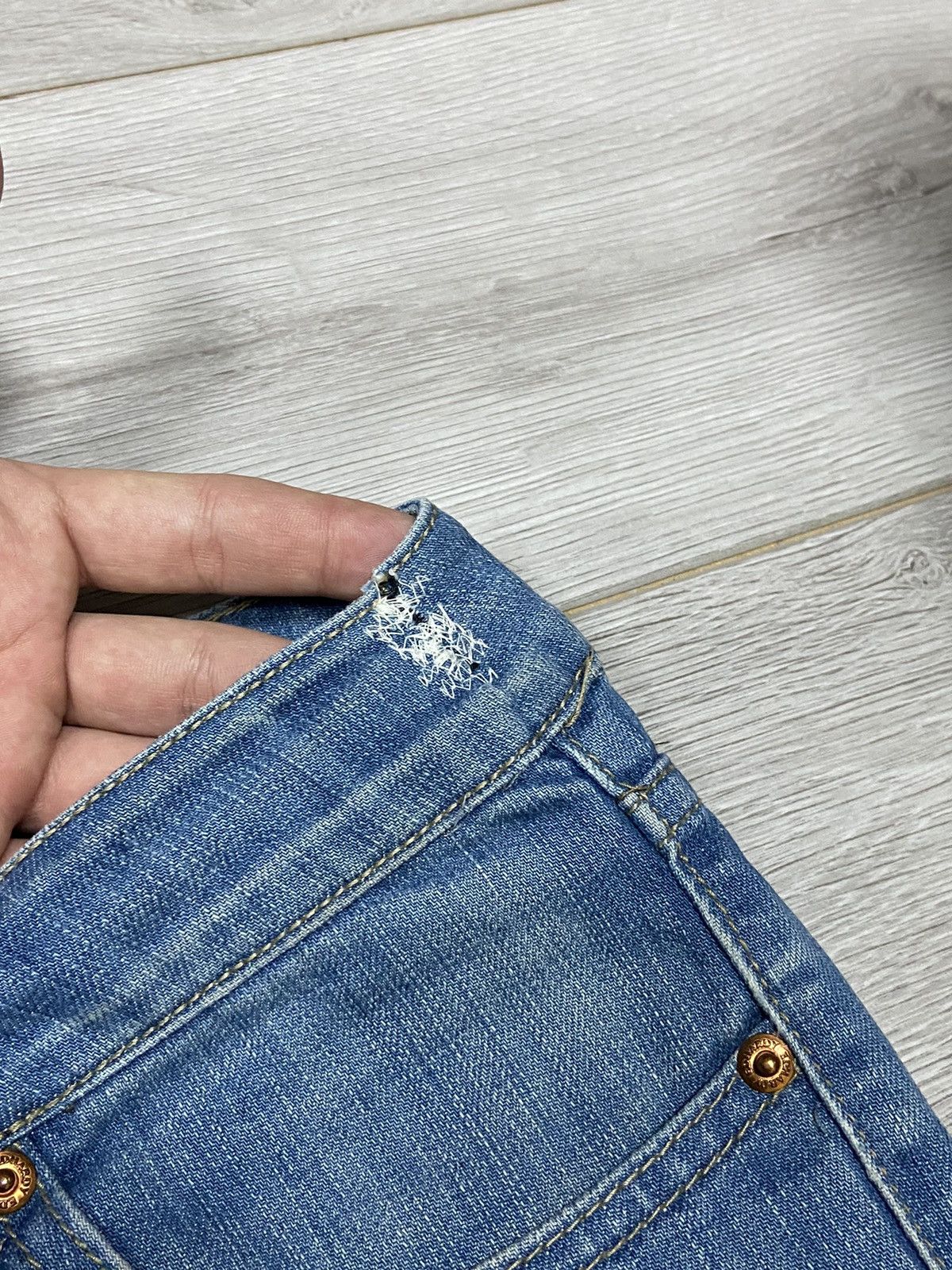 Ed Hardy Ed Hardy big logo vintage denim jeans Size 29" - 7 Thumbnail