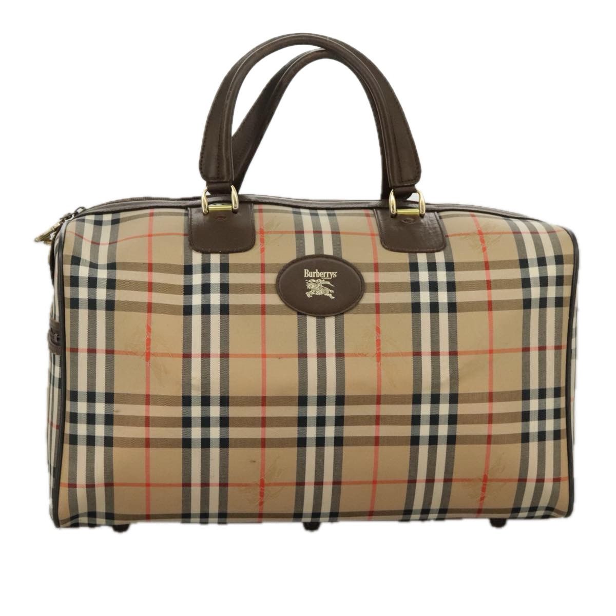 Burberry Nova Check Beige Canvas Travel Bag (Pre-Owned) Size ONE SIZE - 1 Thumbnail