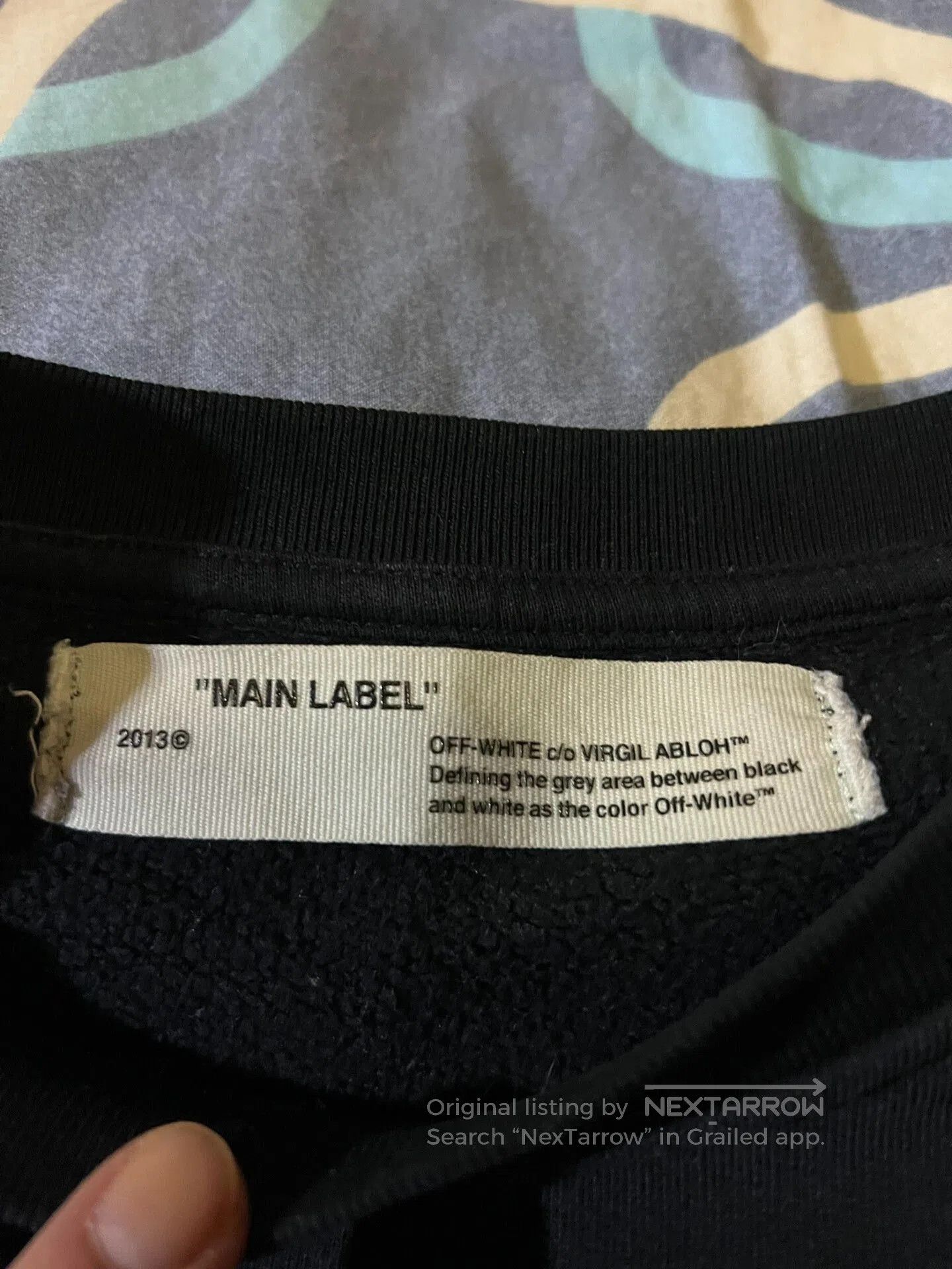Off-White offwhite classic tiger stripe hoodie sweatshirt. Size US L / EU 52-54 / 3 - 4 Thumbnail
