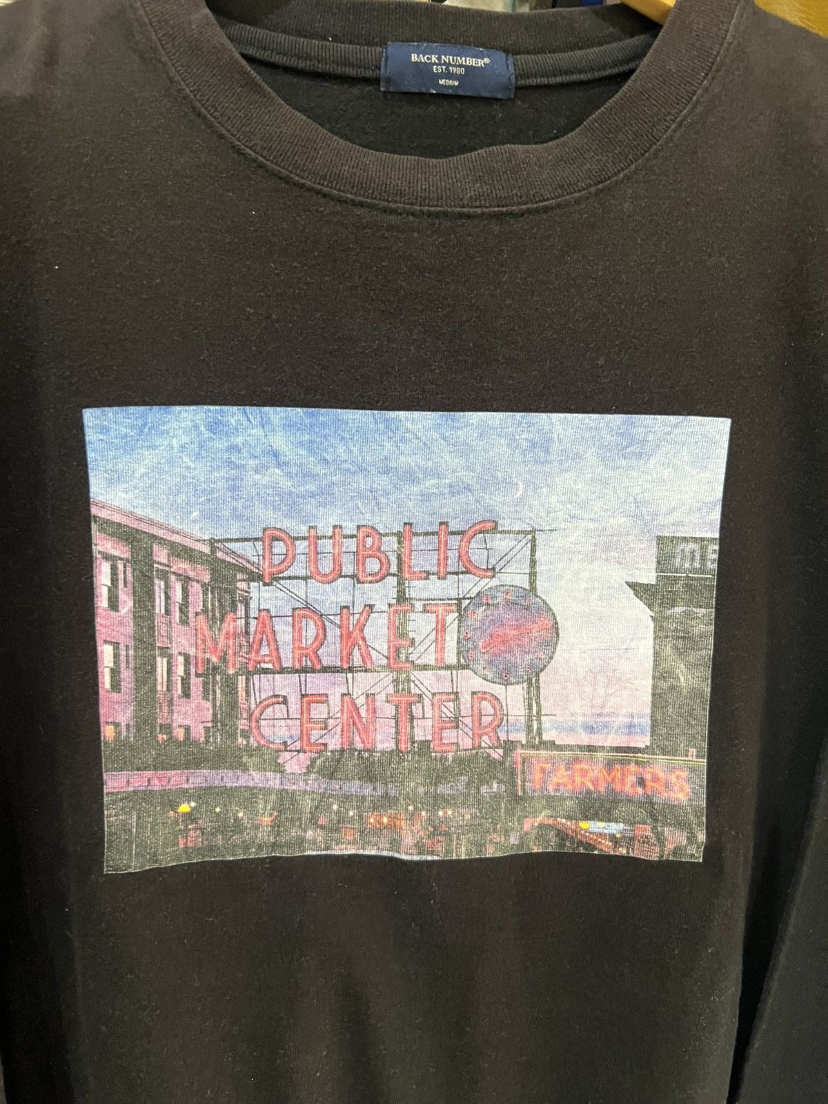 Japanese Brand 🔥Back Number Public Market Center Long Sleeve Size US L / EU 52-54 / 3 - 10 Thumbnail