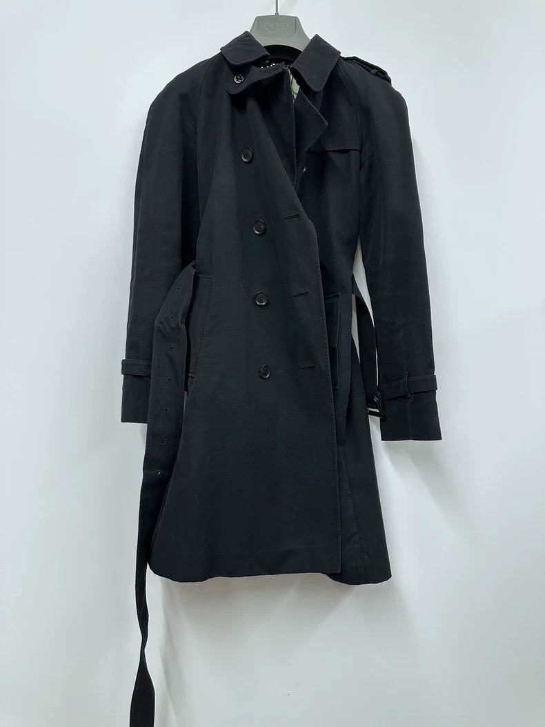 Gucci Black Trench Coat Size 42 -dmc
