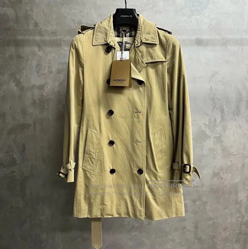 Burberry Burberry Khaki Cotton Men's Trench Coat. Size US XL / EU 56 / 4 - 1 Thumbnail