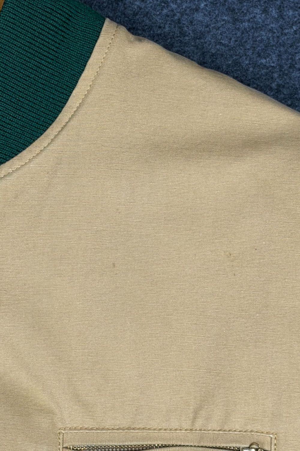 FW93 Polo Sportsman Canvas Bomber | XL | Khaki/Forest/Blaze image 5