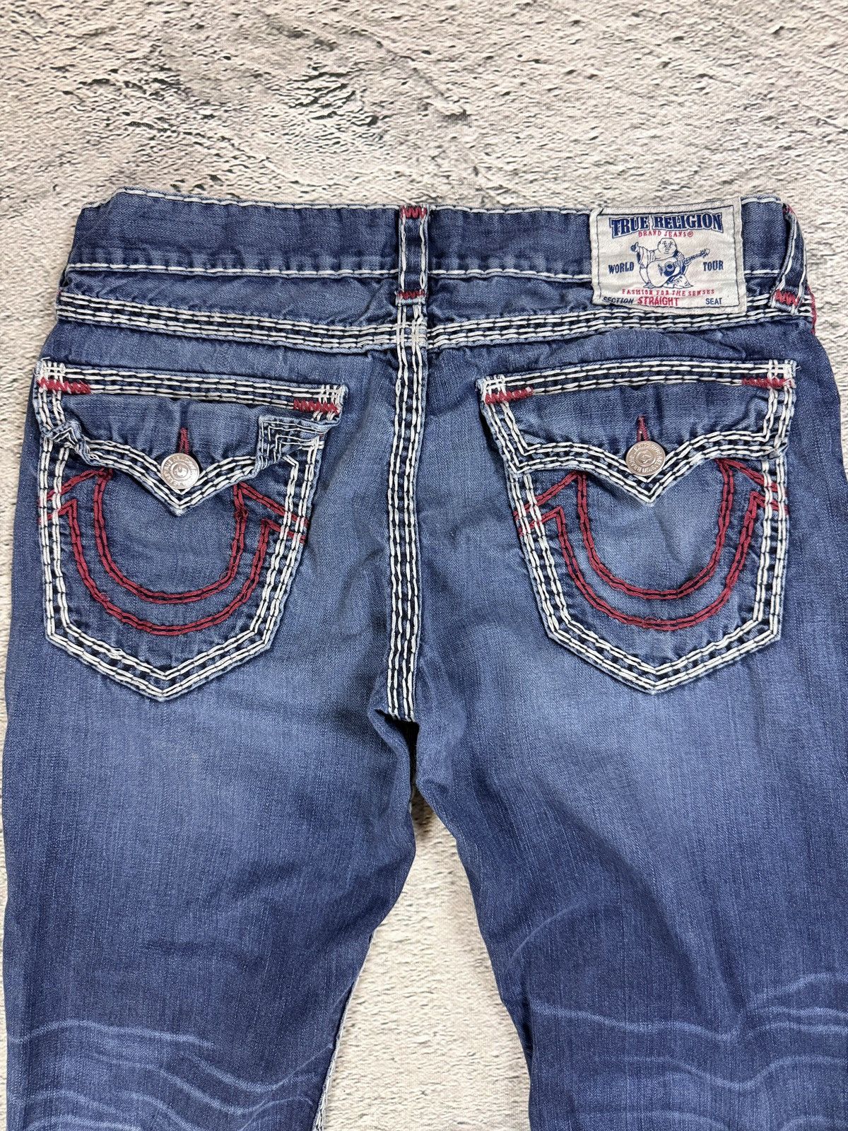 True Religion True Religion jeans vintage straight denim Mega T stitching Size US 38 / EU 54 - 4 Thumbnail