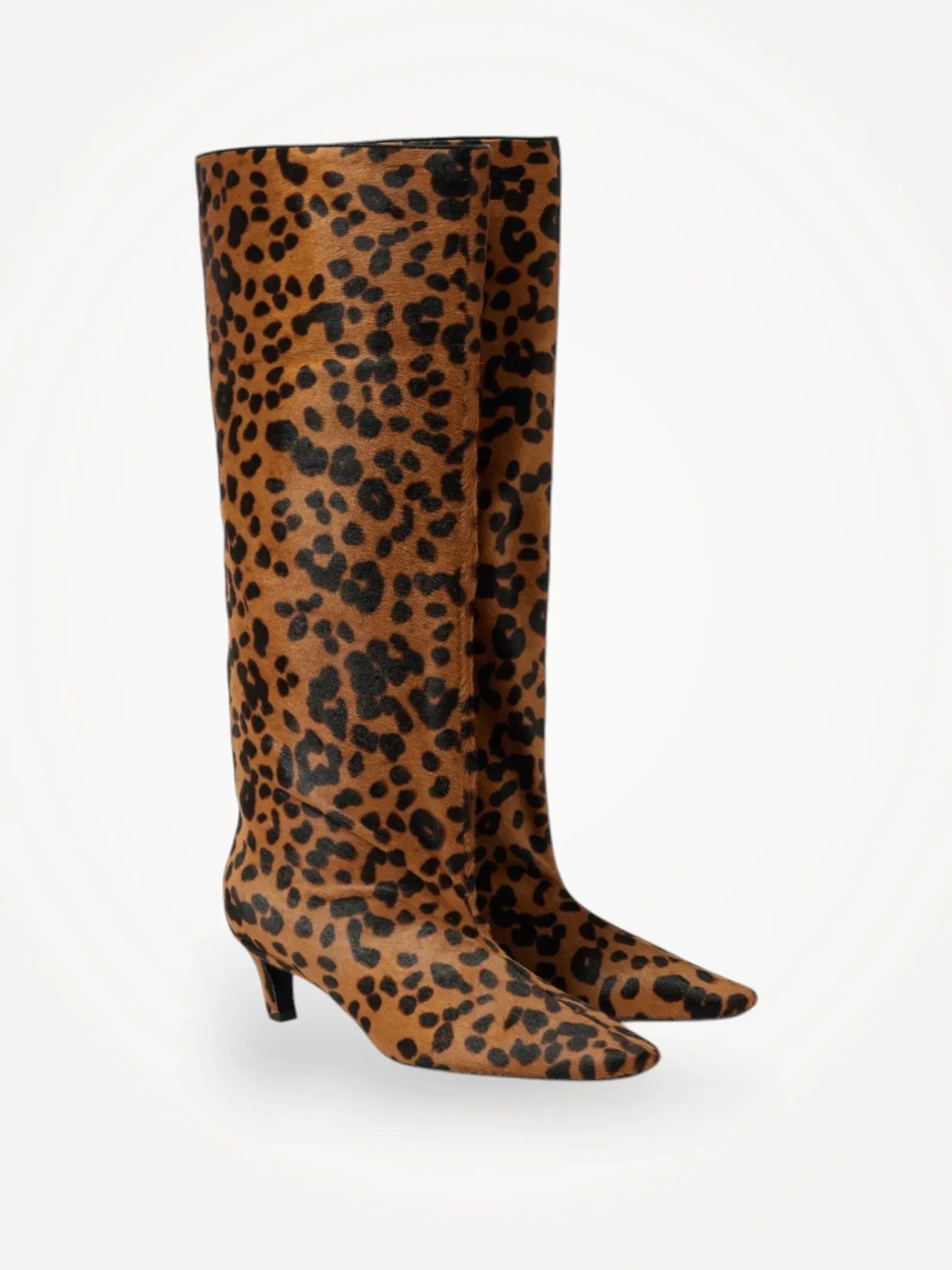 Toteme Toteme Wide shaft calf hair knee-high boots Boots Size US 7 / IT 37 - 1 Thumbnail