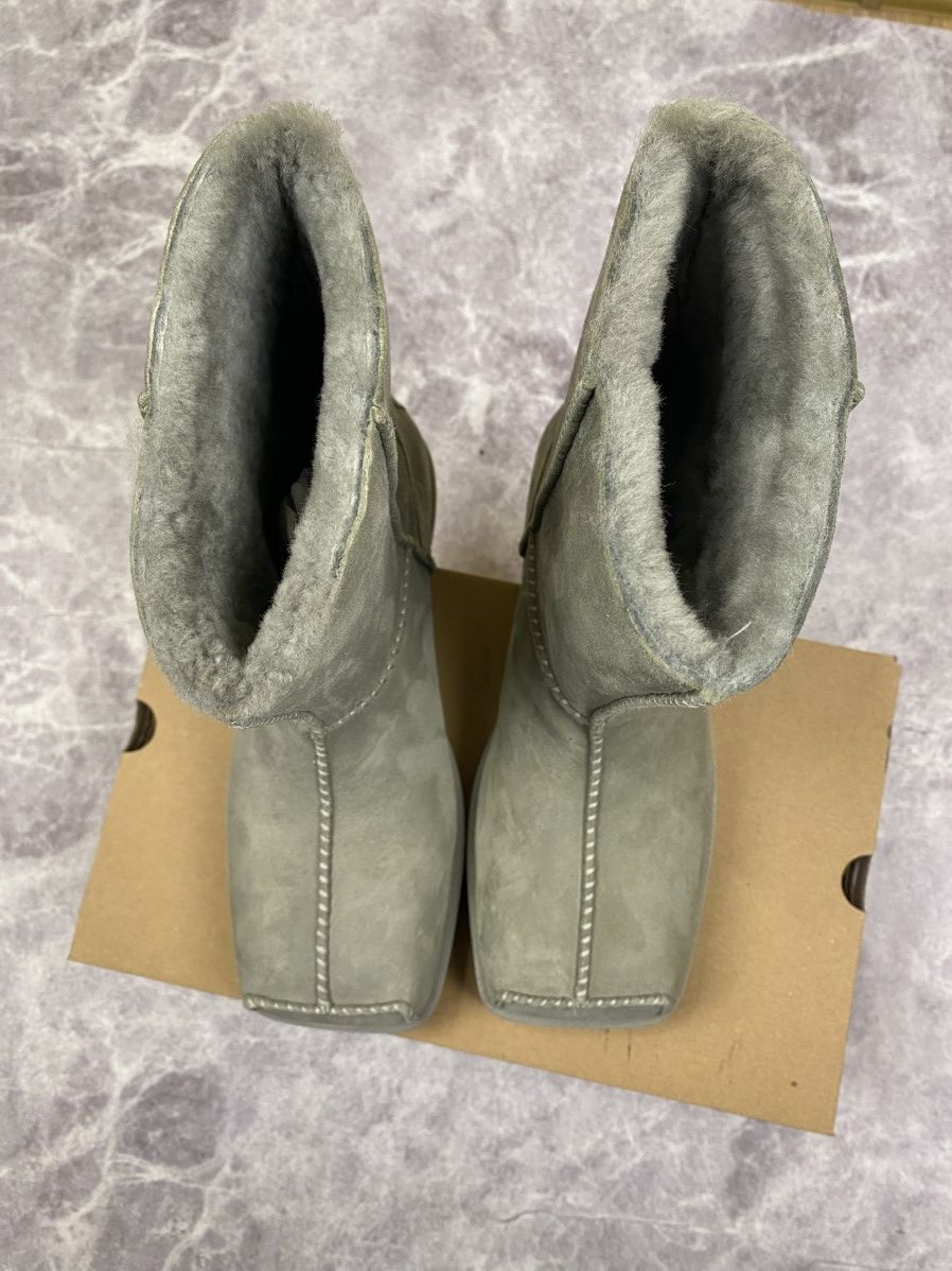 Eckhaus Latta Ugg X Eckhaus Latta Square Toe Grey Suede Boots Size: 38 Size US 8 / IT 38 - 5 Thumbnail