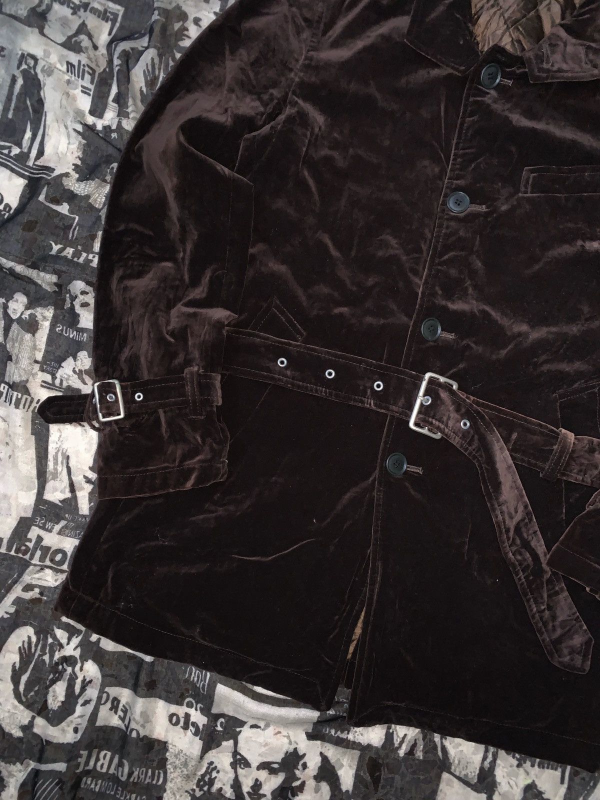 PPFM Avant Garde Ppfm Velvet Bucket Belt Jacket Size US M / EU 48-50 / 2 - 4 Thumbnail