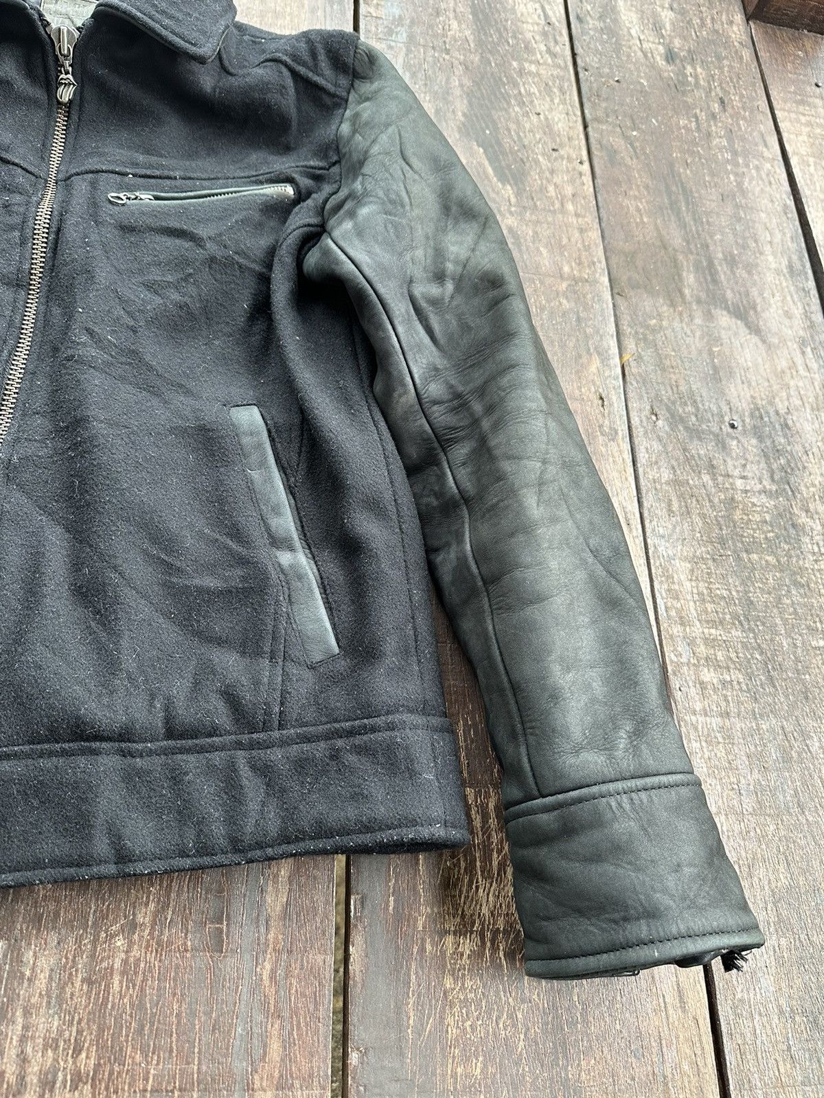 JACKROSE The rolling stones Jack rose vintage leather varsity jacket Size US S / EU 44-46 / 1 - 3 Thumbnail