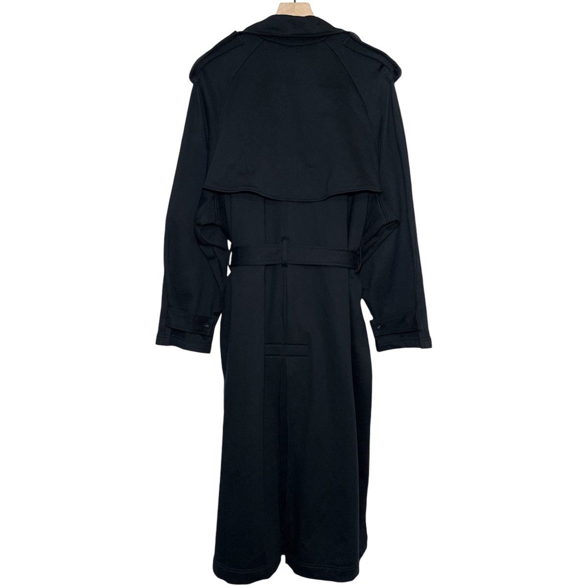 SKIMS SKIMS Boyfriend Fleece Oversized Trench Coat in Onyx Size S / US 4 / IT 40 - 2 Thumbnail