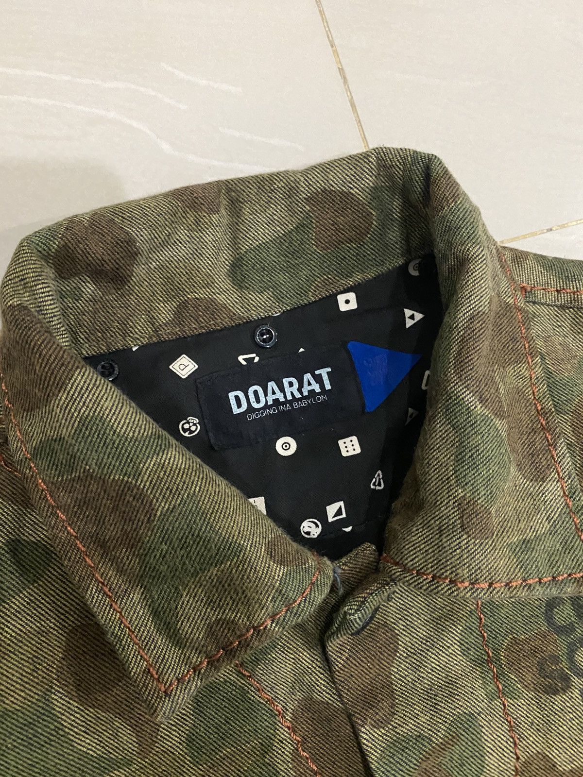 Japanese Brand Doarat Digging Ina Babylon Hip Hop Japan Camo Jacket Size US M / EU 48-50 / 2 - 3 Thumbnail