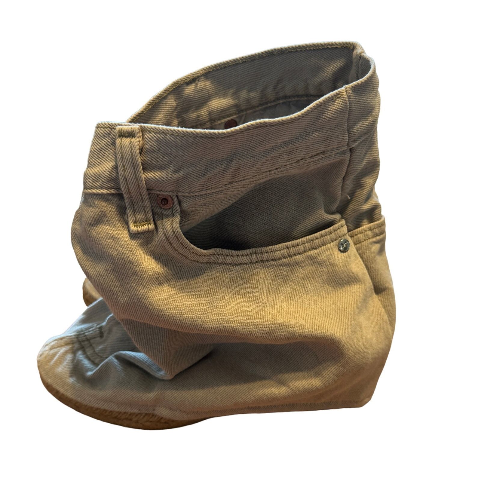 Bless BLESS Blue Jeansheels Wedge Heels Size US 9 / IT 39 - 4 Thumbnail