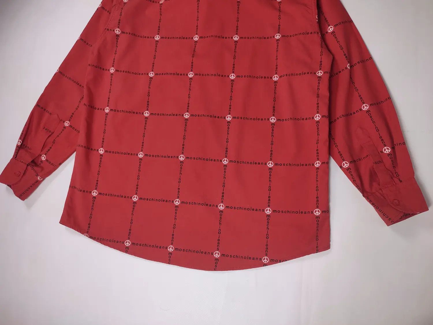 Moschino × Vintage Moschino vintage shirt monogram Size US L / EU 52-54 / 3 - 10 Thumbnail