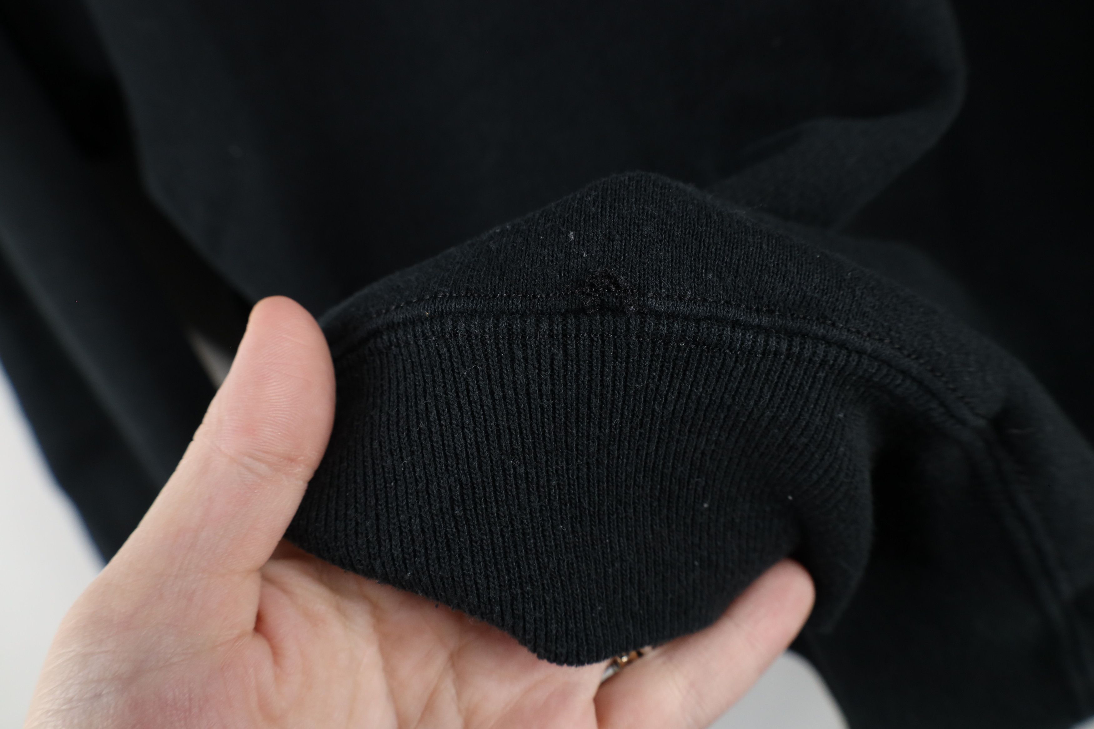 Vintage Vintage 90s Streetwear Blank Crewneck Sweatshirt Black USA Size US XXL / EU 58 / 5 - 6 Thumbnail