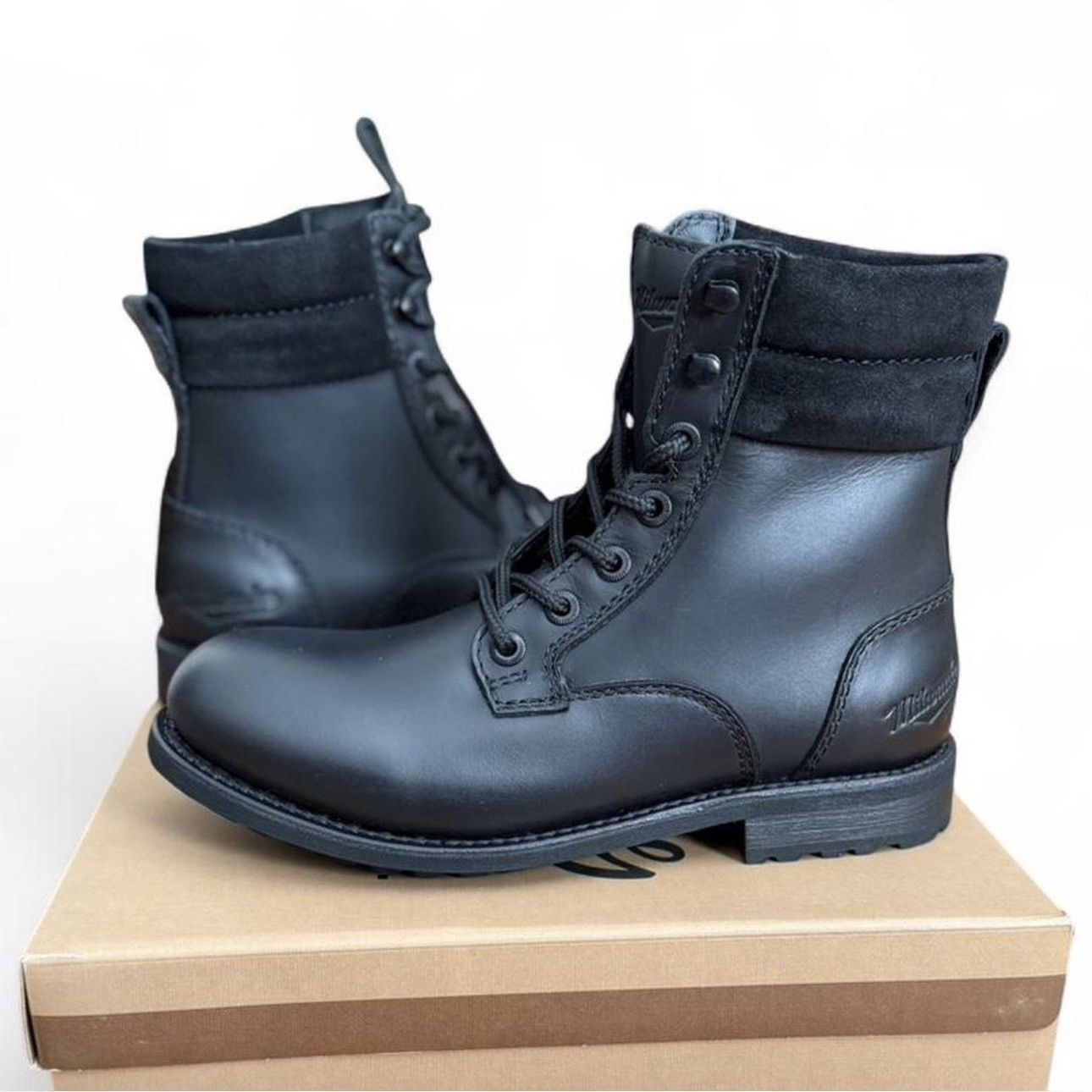 Other NWT Milwaukee Boot Co. Black Leather Lace-up Boot Size US 10 Size US 10 / EU 43 - 3 Thumbnail