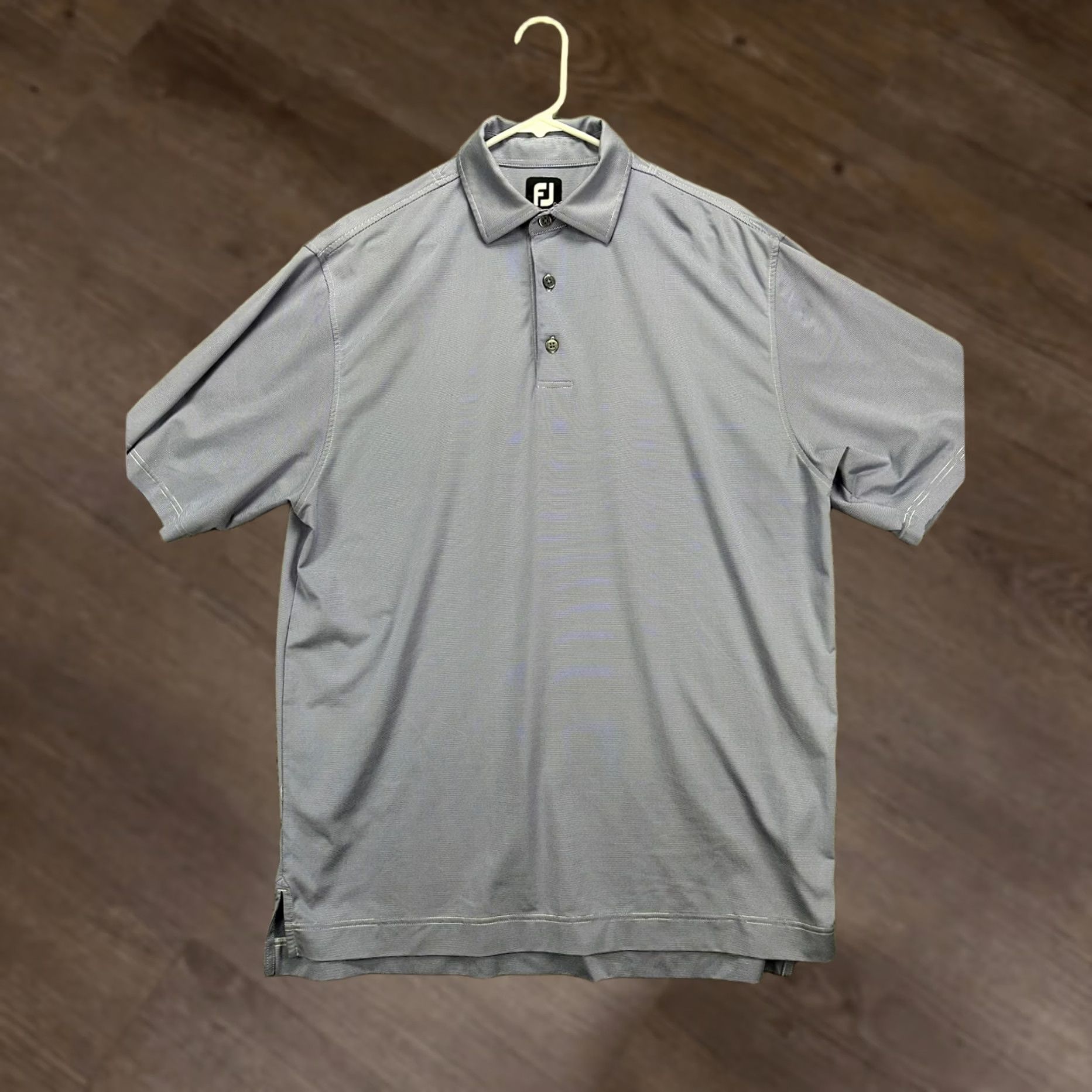 Footjoy FootJoy FJ Polo Shirt - Large Purple Stripes Rugby Golf Size US L / EU 52-54 / 3 - 1 Thumbnail