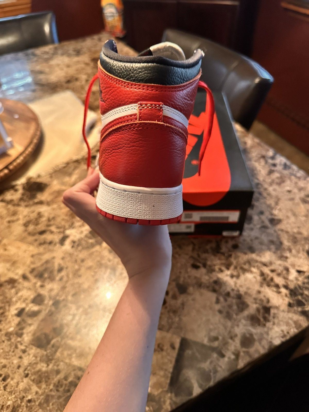 Nike Youth (GS) Nike Air Jordan 1 Heritage Size US 6.5 / EU 39-40 - 12 Thumbnail