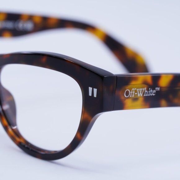 Off-White 🕶️ New Off-White OERJ076 STYLE 76 6000 Eyeglasses - Havana Size ONE SIZE - 4 Thumbnail