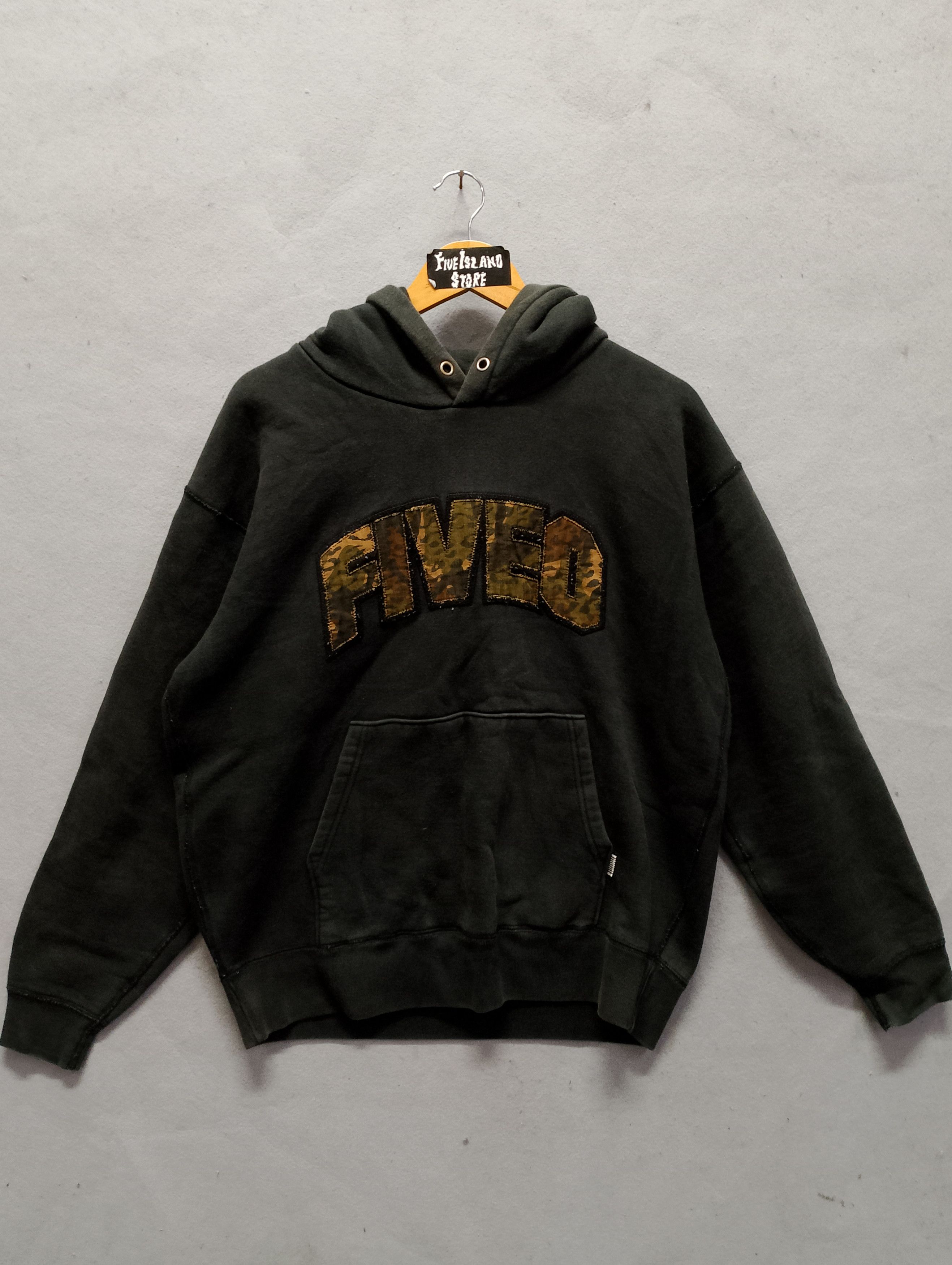 Japanese Brand Vintage 00s DUPPIES FIVE O Camo Hoodie Made in Japan Size US XL / EU 56 / 4 - 2 Thumbnail