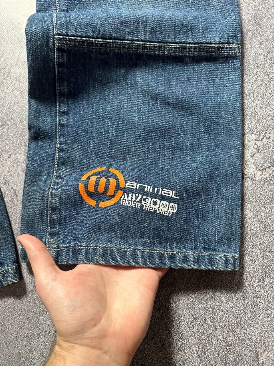 Ecko Unltd. × Vintage 💥90‘s Rap Animal Pants Carpenter Faded Jnco style Size US 34 / EU 50 - 7 Thumbnail