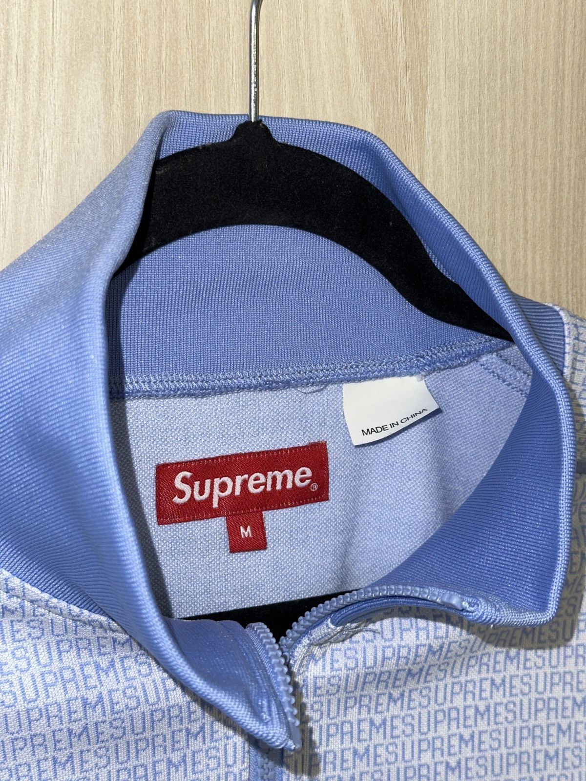 Supreme Supreme Repeat Track Jacket / Sky Blue / Size: Medium Men’s Size US M / EU 48-50 / 2 - 4 Thumbnail