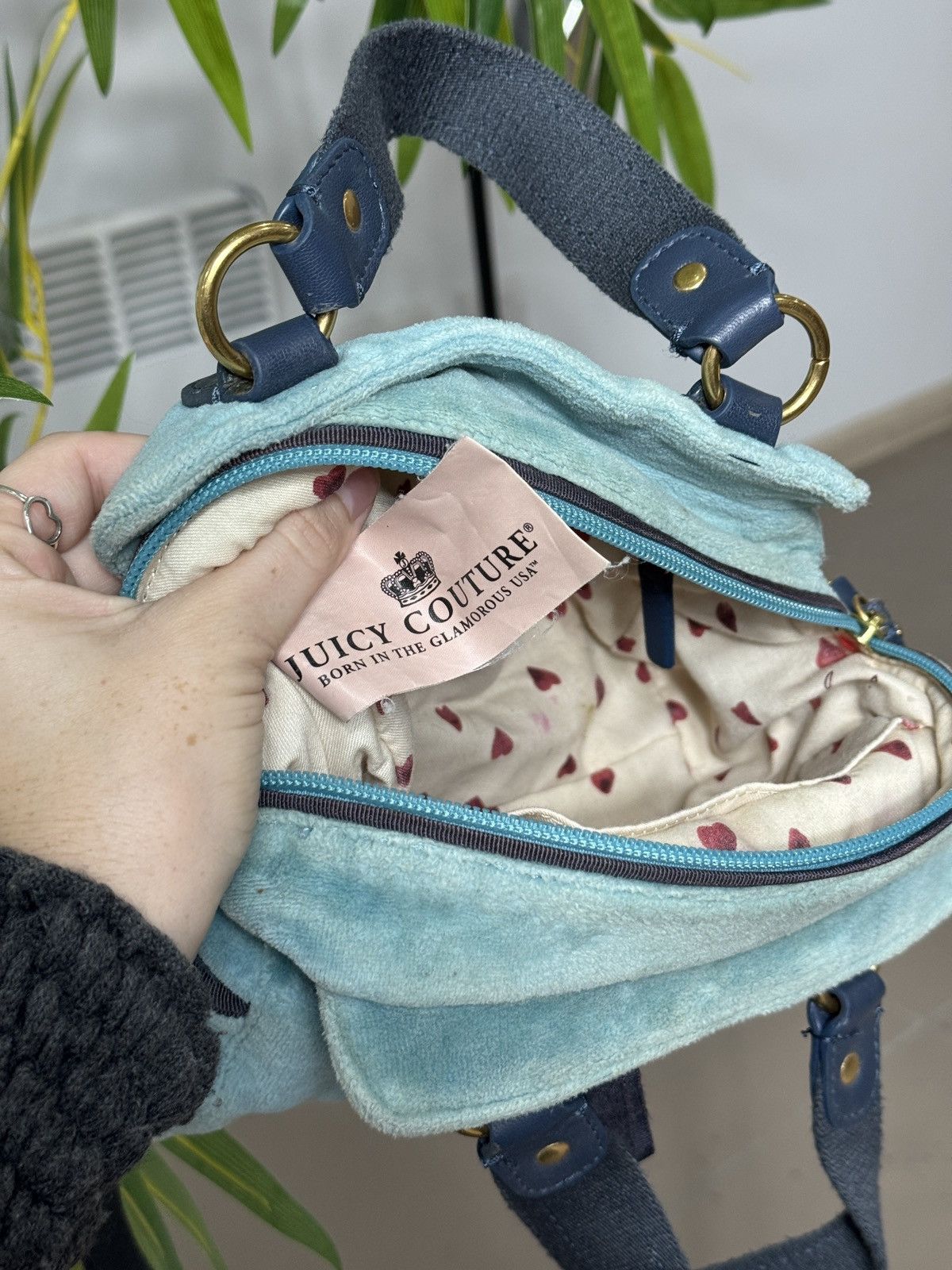 Juicy Couture VINTAGE JUICY COUTURE VELOUR 2000s MINI BAG Size ONE SIZE - 9 Thumbnail