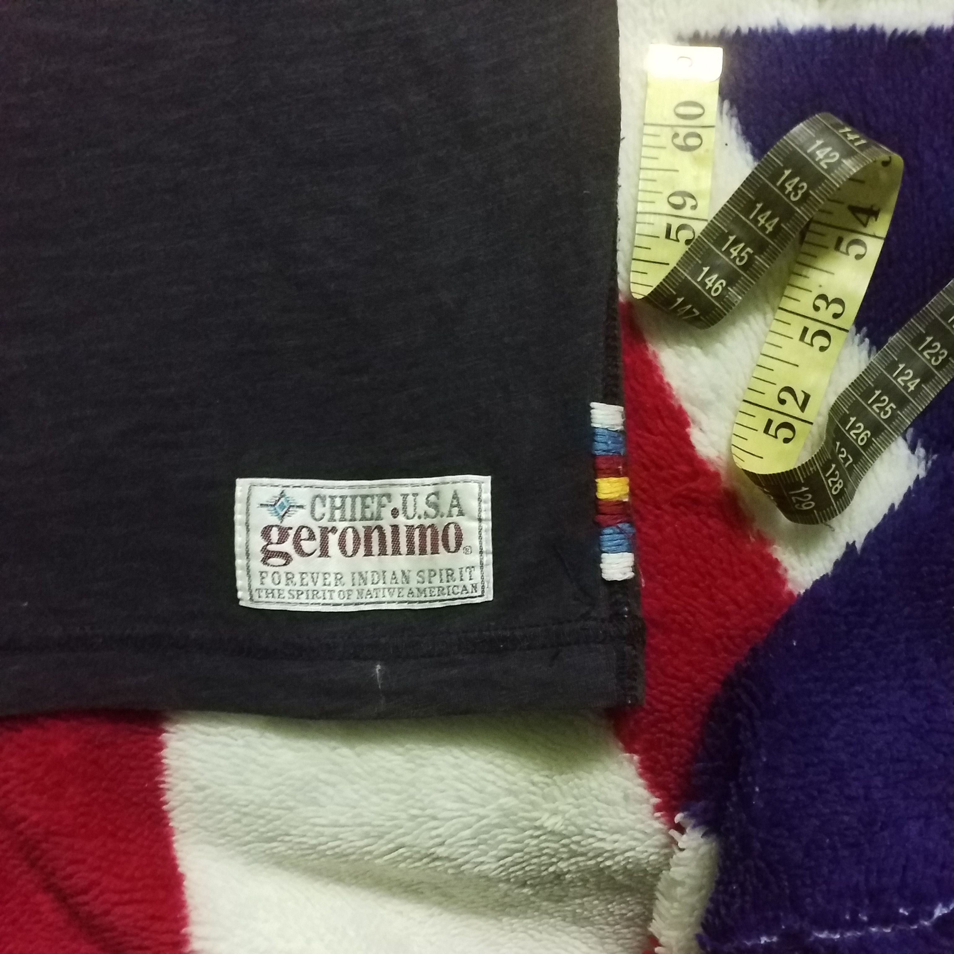 Japanese Brand GERONIMO 3Q SLEEVE INDIAN STYLE NAVAJO Size US M / EU 48-50 / 2 - 2 Thumbnail