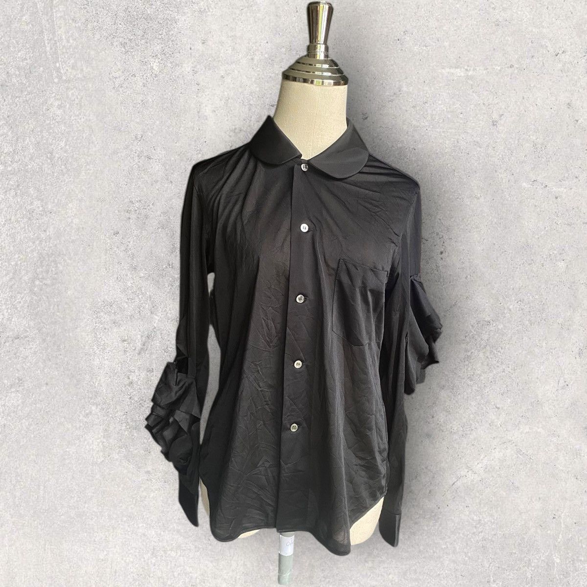 Comme des Garcons Fall13 3D Flower applique Shirt Size S / US 4 / IT 40 - 2 Thumbnail