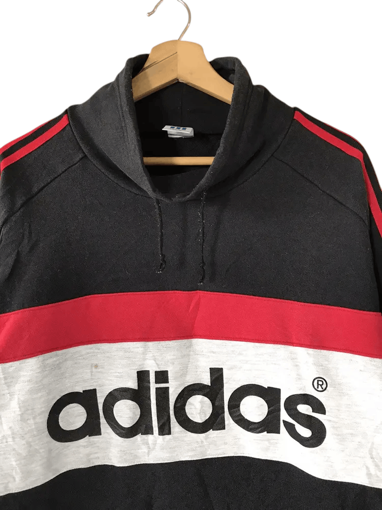 Adidas Vintage 90's Adidas Sweatshirts Size US L / EU 52-54 / 3 - 3 Thumbnail