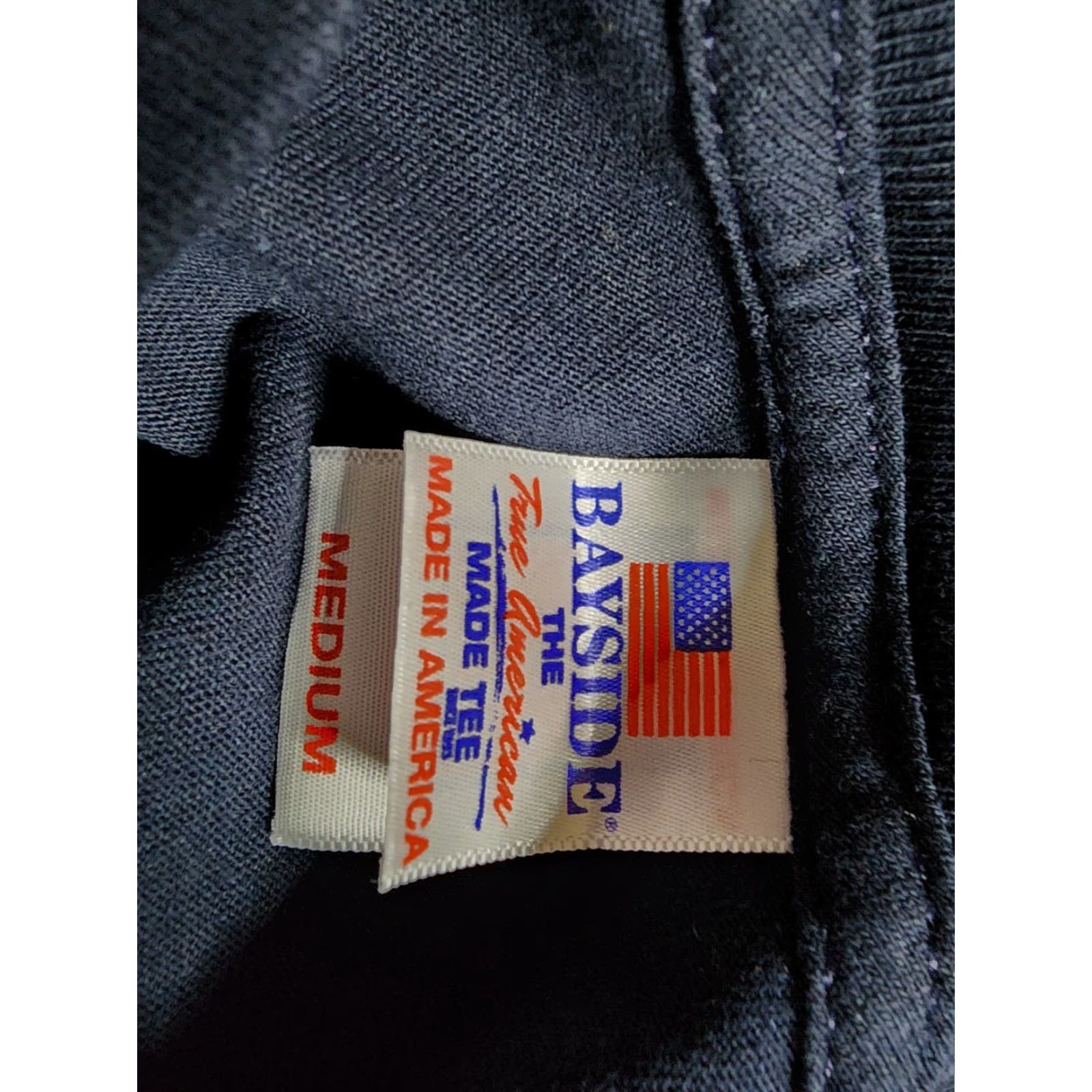 Vintage Bayside Mens M Old Glory Betsy Ross Defend This American Flag Just Do It Shirt Shirt Mens M Blue Cotton Short Sleeve Crew Neck Vintage No Size US M / EU 48-50 / 2 - 5 Thumbnail