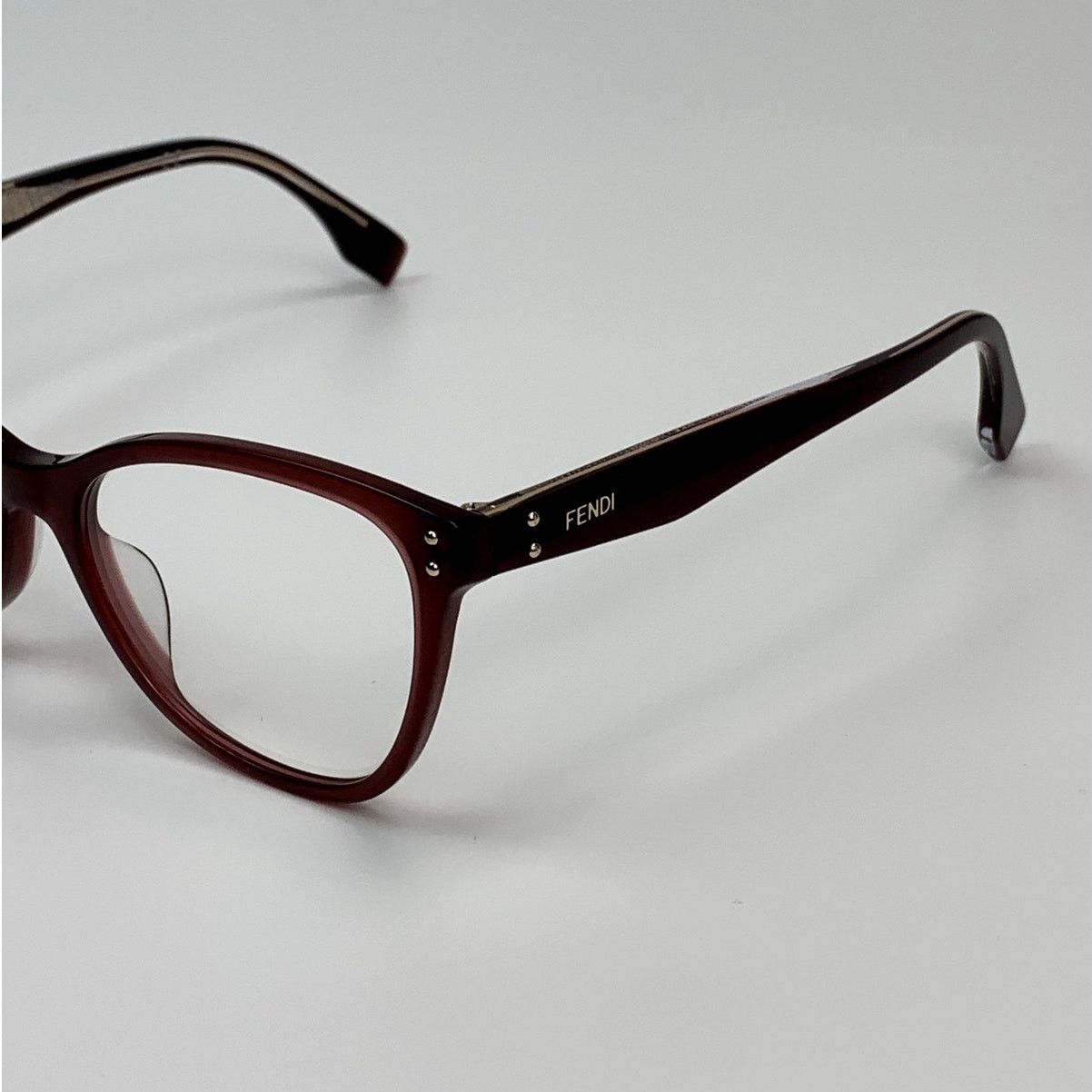 Fendi NEW Fendi Eyeglasses FE50006I 53069 Burgundy Women Authentic Size ONE SIZE - 7 Thumbnail