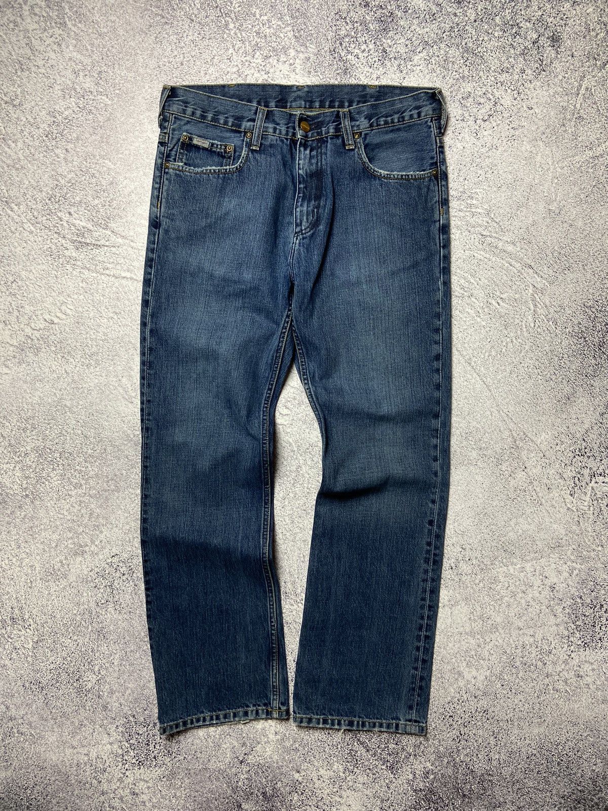 Carhartt × Vintage Rare Carhartt Jeans Work Wear Denim Pants Sk8 Style Destroy Size US 31 - 7 Thumbnail