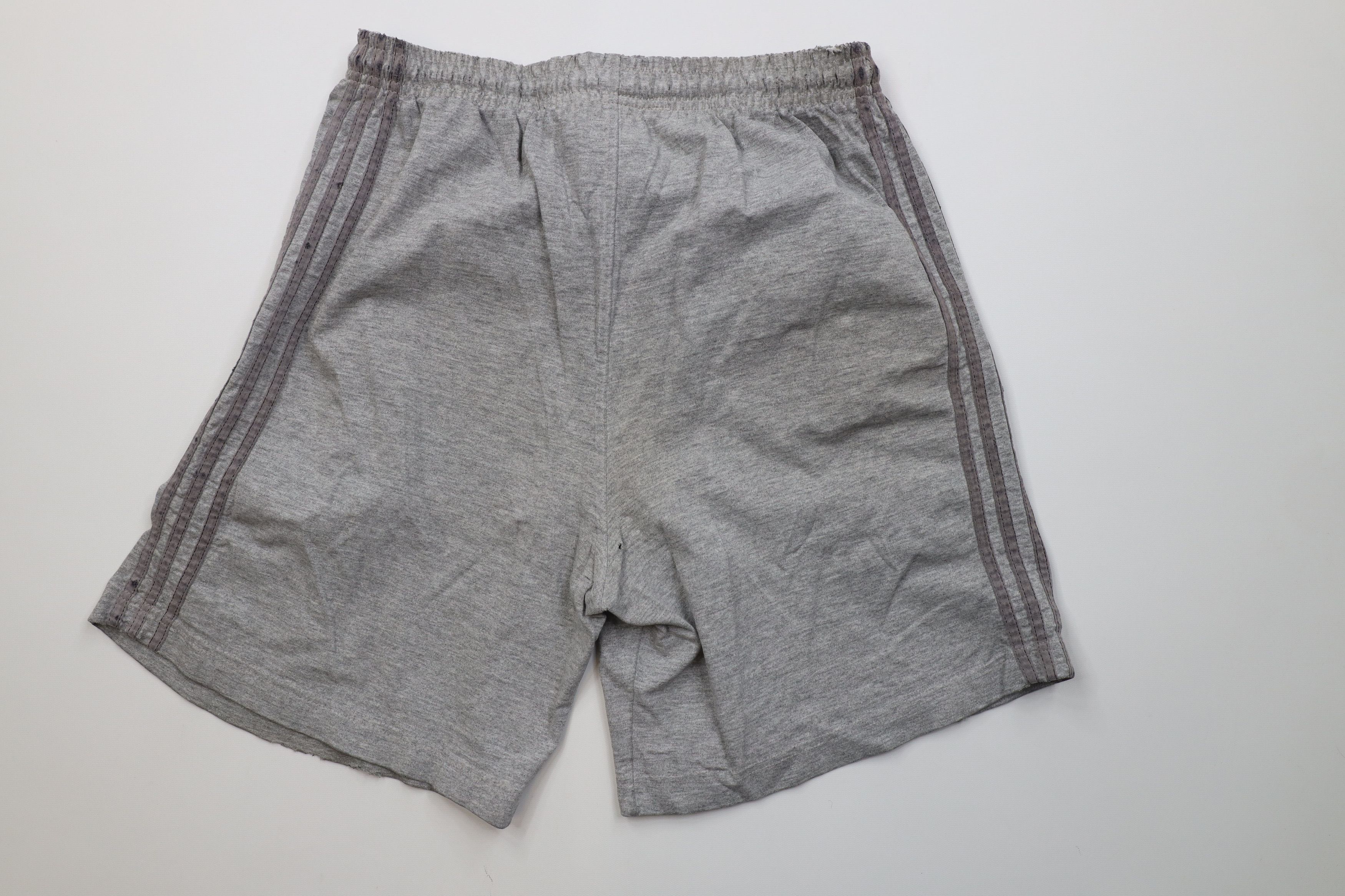 Adidas Vintage 90s Adidas Spell Out Above Knee Shorts Gray USA Size US 34 / EU 50 - 12 Thumbnail