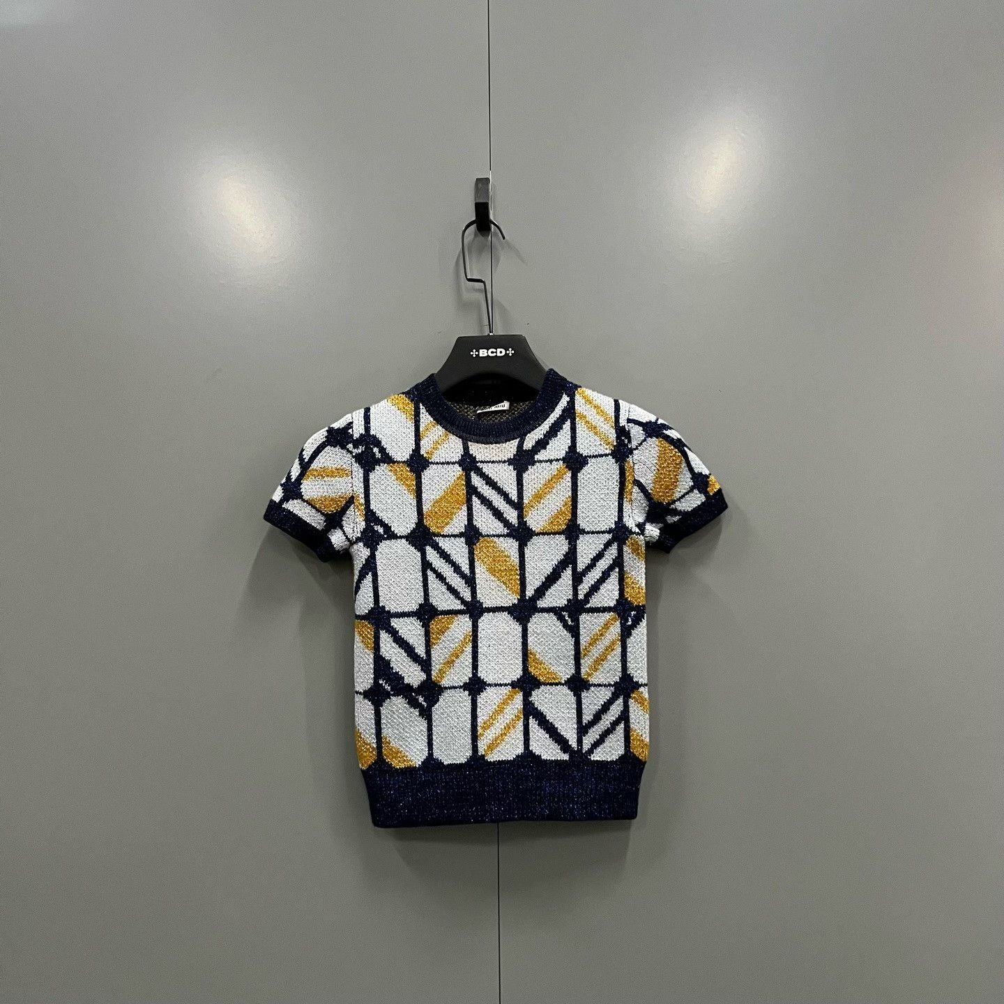 Miu Miu Miu Miu Knit Graphic Sweater it_36 Women Size XS / US 0-2 / IT 36-38 - 1 Thumbnail