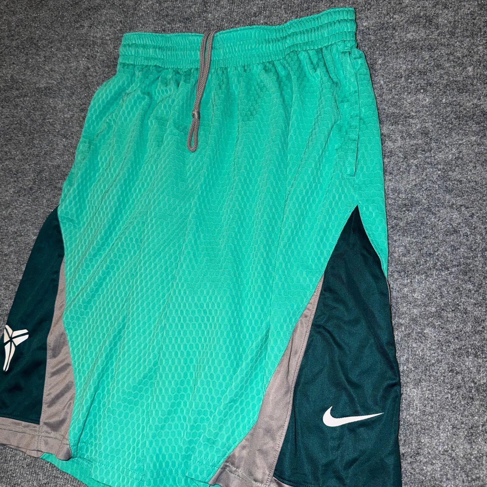 Nike Nike Kobe Bryant Teal Mamba Hoop Shorts Mens MD VTG Rare Size US 32 / EU 48 - 2 Thumbnail