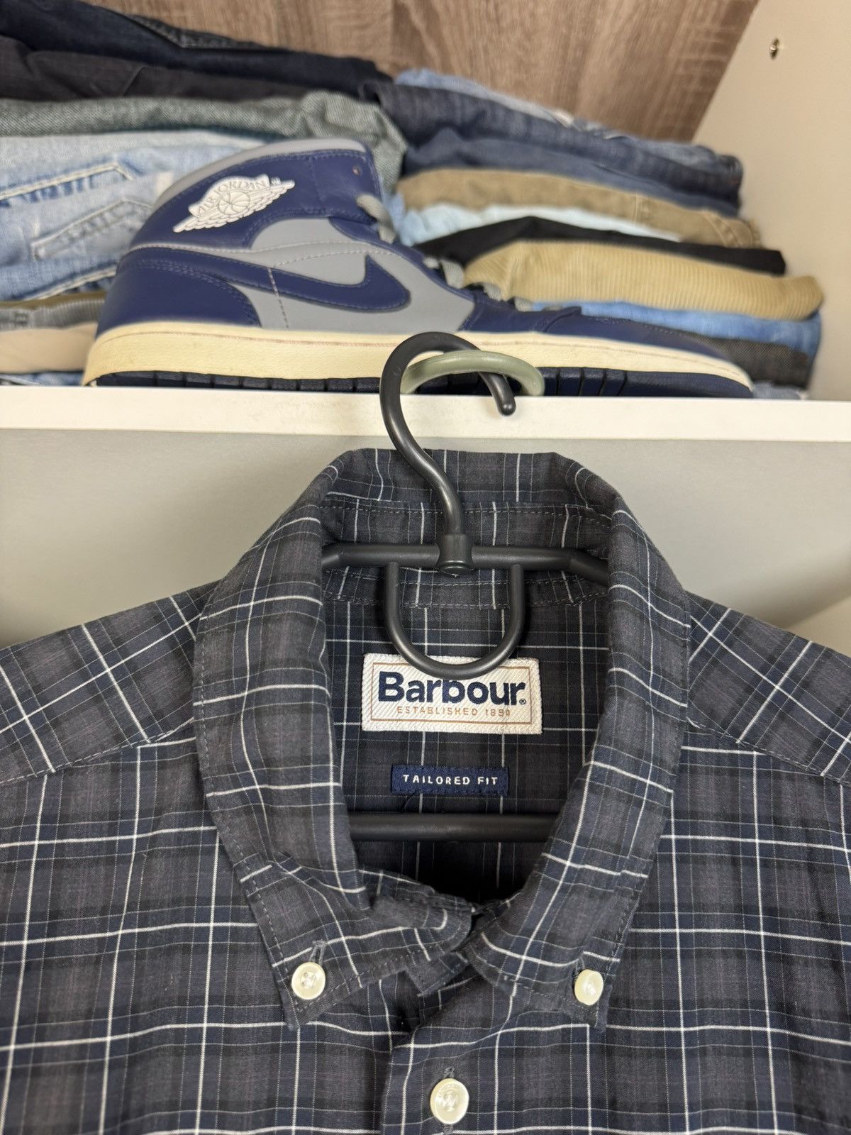 Barbour Barbour Lomond Tailored Fit Plaid Button-Down Shirt Size US M / EU 48-50 / 2 - 3 Thumbnail