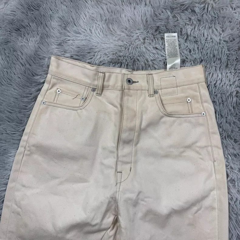Rick Owens Rick Owens Bolan White Denim Pants-2508 Size US 29 - 2 Thumbnail