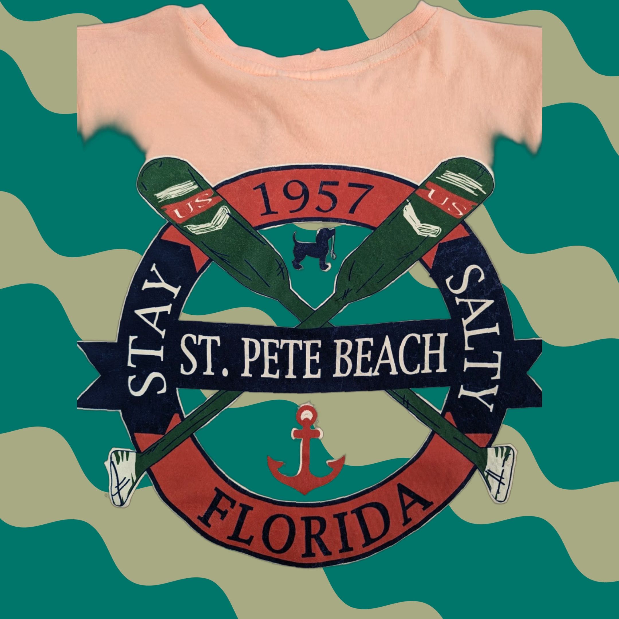 Vintage VINTAGE U.S. St. Pete Beach Florida Vacation Long Sleeve T-Shirt Trip Souvenir Men S Pink Cotton Inktastic Shirt Size US S / EU 44-46 / 1 - 1 Thumbnail