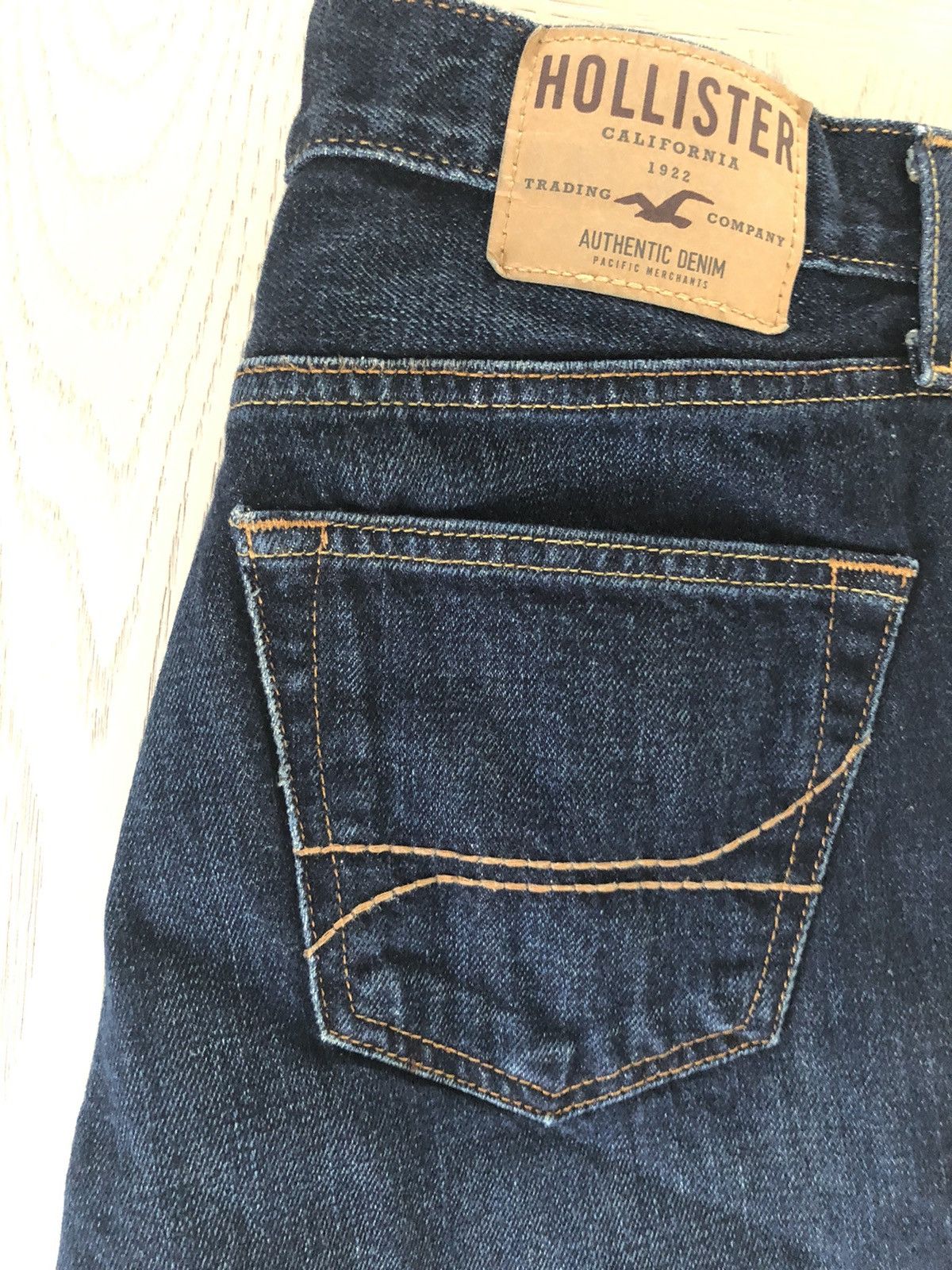 Hollister Hollister Jeans Mens 30 x 30 Blue Skinny Dark Wash Fly Denim Size US 30 / EU 46 - 5 Thumbnail