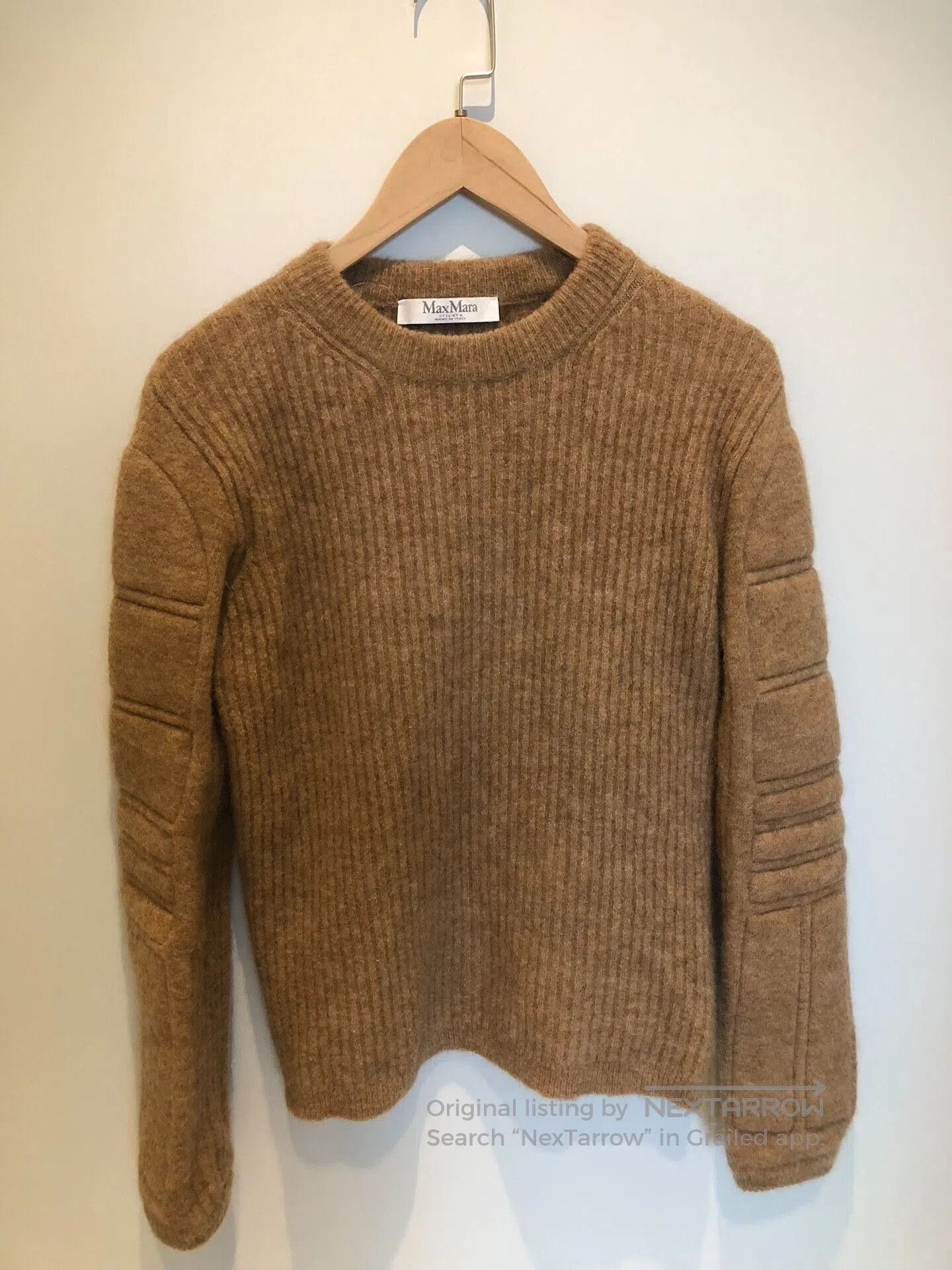 Max Mara Max Mara Mohair Wool Blend Sweater Coat. Size L / US 10 / IT 46 - 1 Thumbnail
