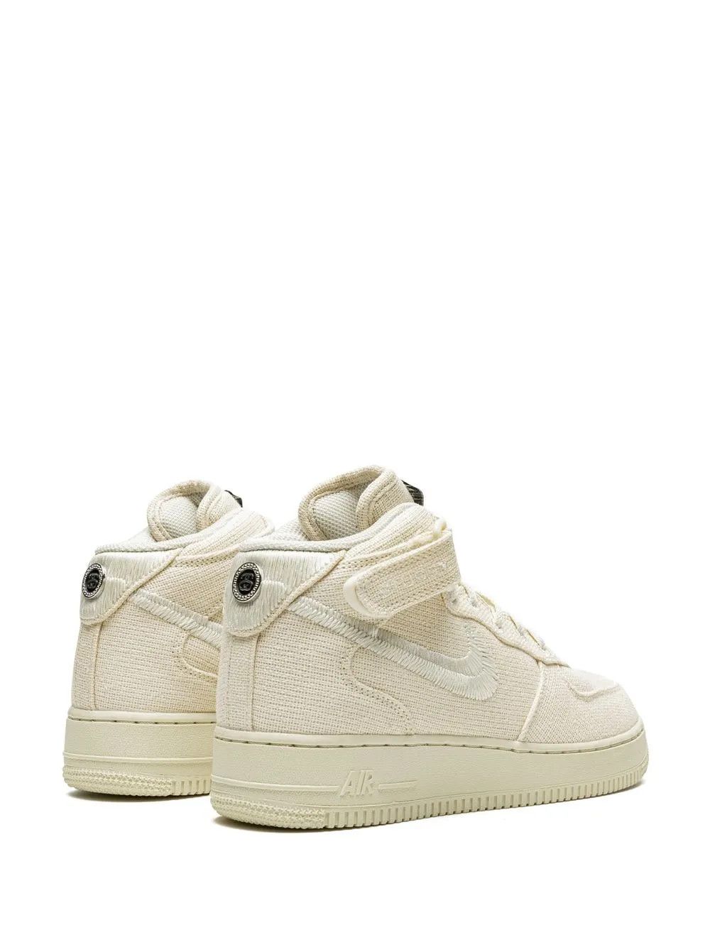Nike × Stussy Nike Air Force 1 Mid Stussy Fossil Size US 6 / EU 39 - 4 Thumbnail