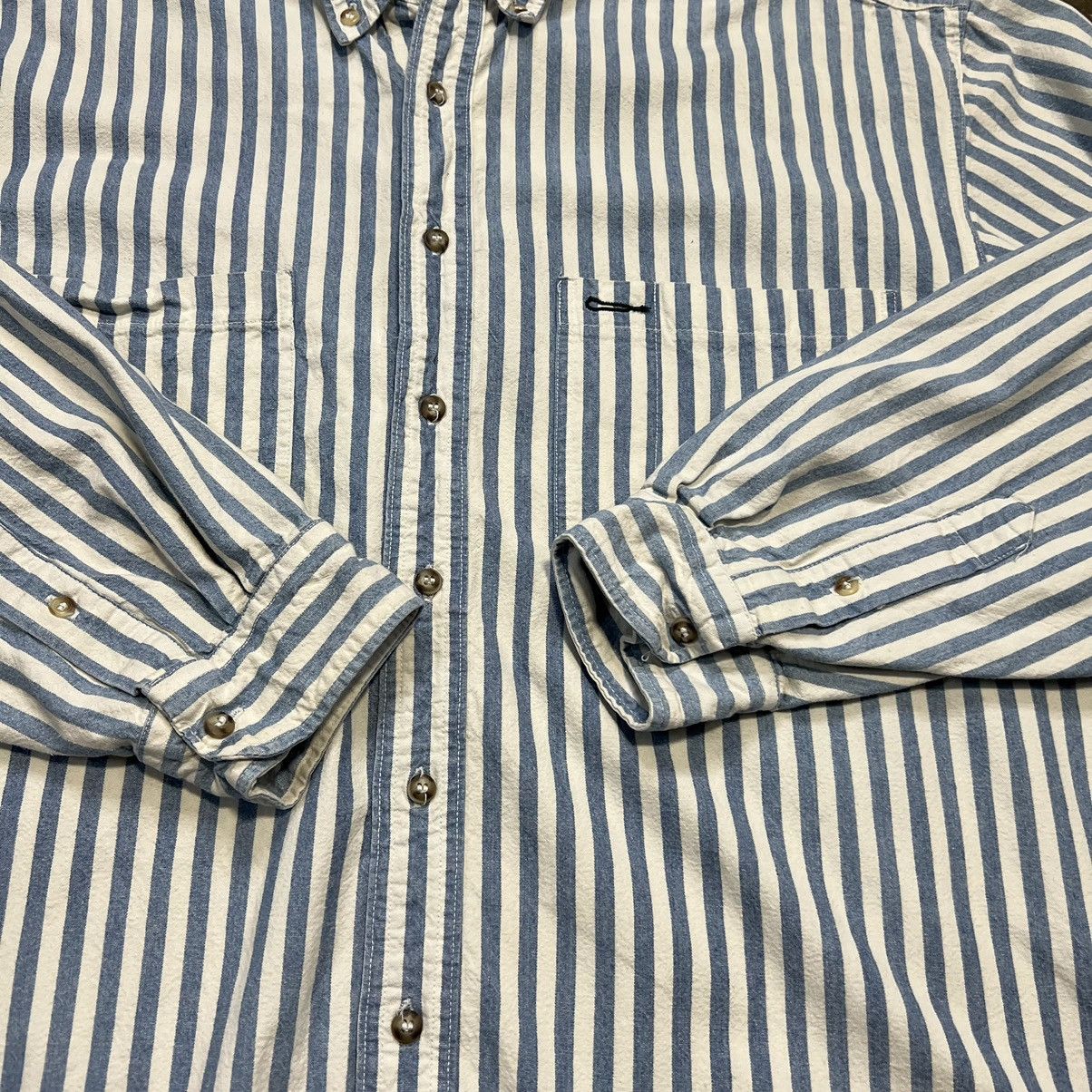 American Eagle Outfitters × Vintage Vintage Y2K American Eagle Hickory Striped Button Up Shirt Size US L / EU 52-54 / 3 - 6 Thumbnail
