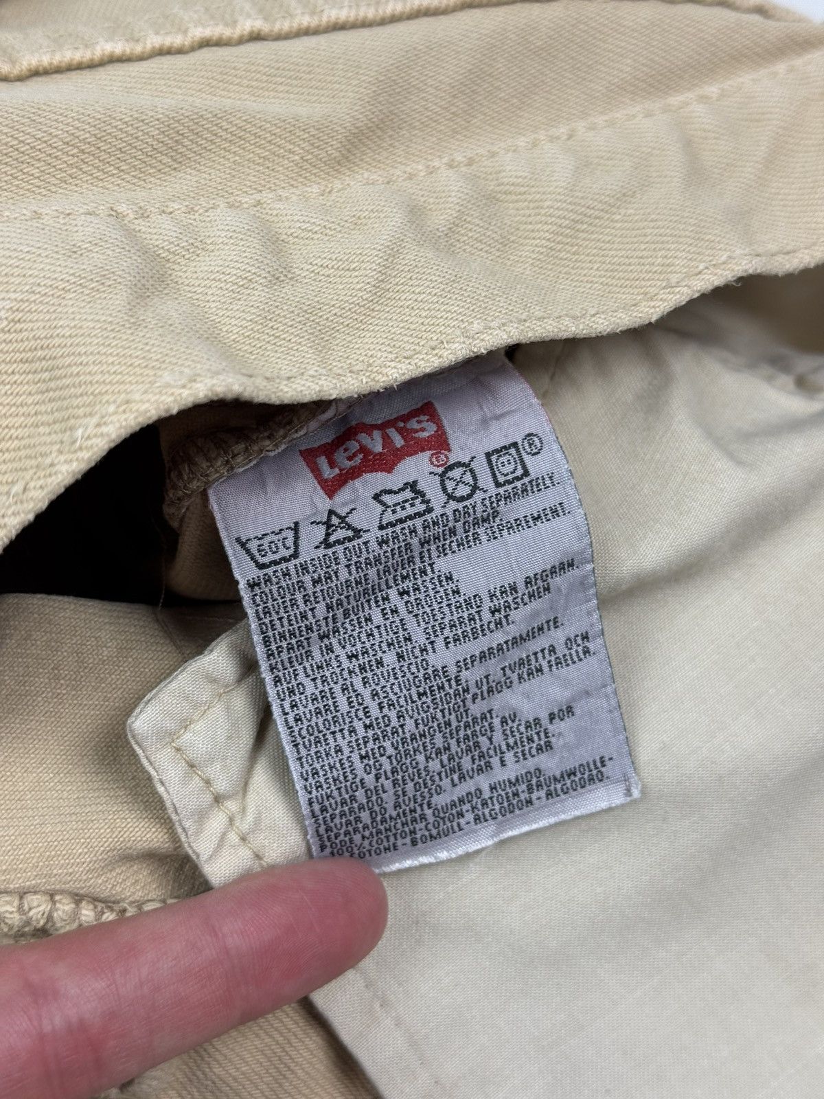 Levi's 1990’s Vintage Faded Levi’s 501 Beige Jeans Pants Size US 32 / EU 48 - 12 Thumbnail