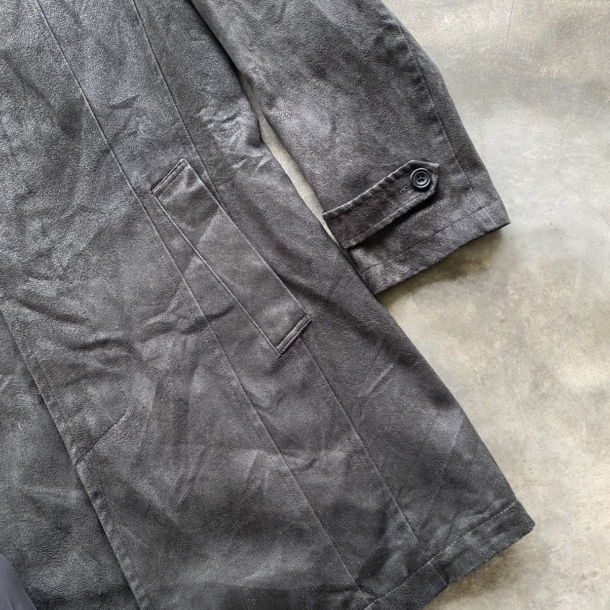Tornado Mart TORNADO MART Black Velvet Dyed Coat Jacket Size US S / EU 44-46 / 1 - 5 Thumbnail
