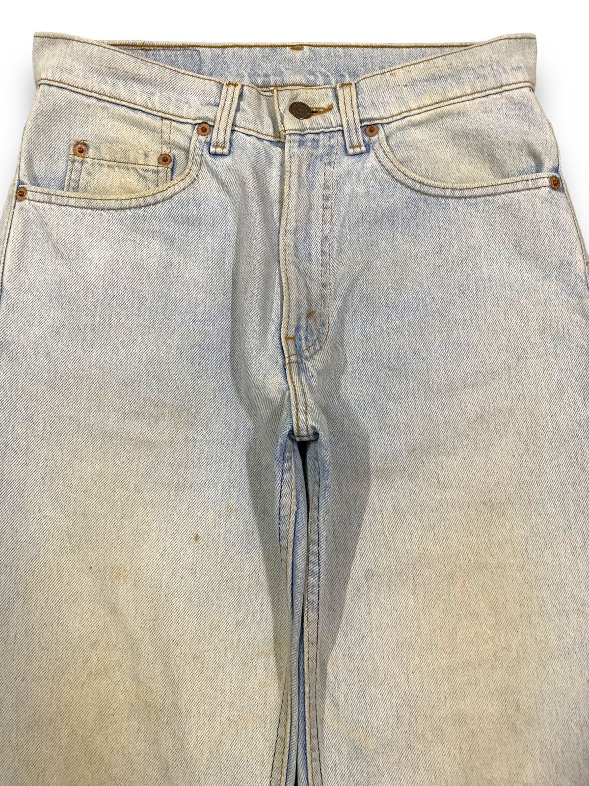 Levi's Vintage 80s Levis 510 Rusty Mud Wash Distressed Grunge Jeans Size US 32 / EU 48 - 3 Thumbnail