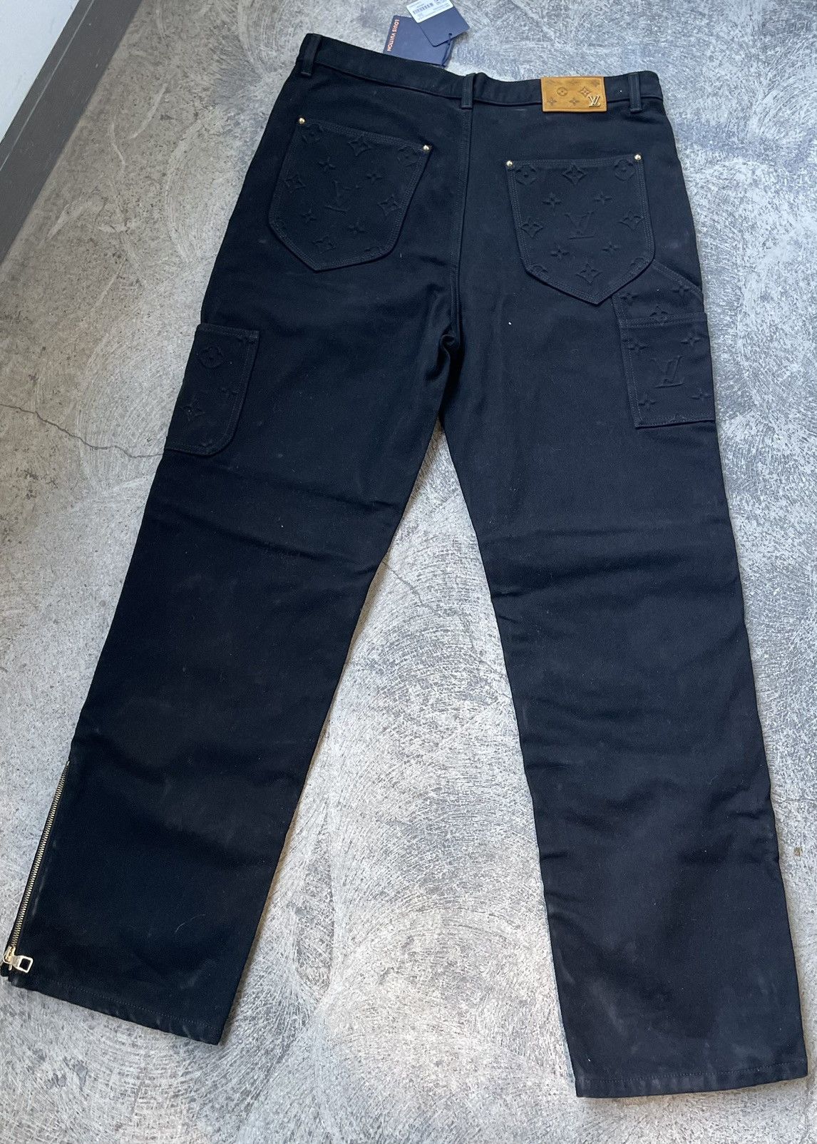 Louis Vuitton Louis Vuitton Monogram Double Knee Carpenter Jeans Size US 36 / EU 52 - 4 Thumbnail