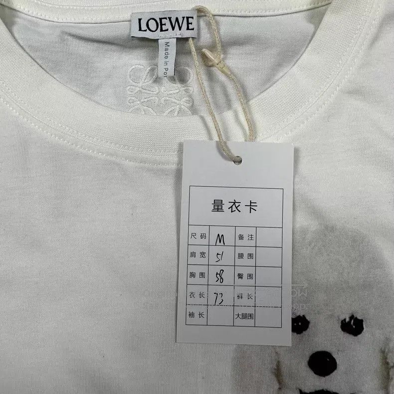 Loewe Loewe Funny Print Back Embroidered Logo Short Sleeve T-Shi Size US M / EU 48-50 / 2 - 6 Thumbnail